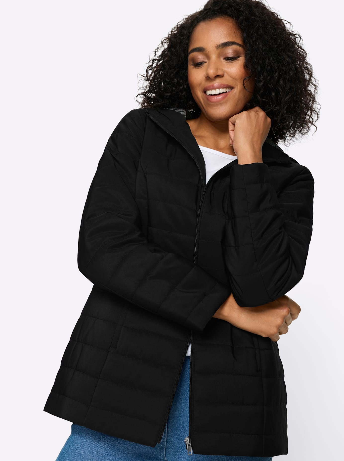 Classic Basics Veste matelassée mit Kapuze