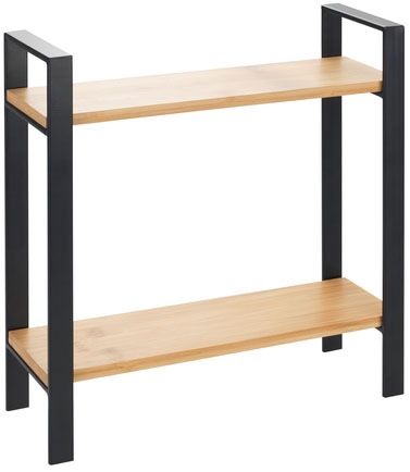 Image of WENKO Küchenregal »Lou«, (1 St.), 2-stufig, Metall/Bambus bei Ackermann Versand Schweiz