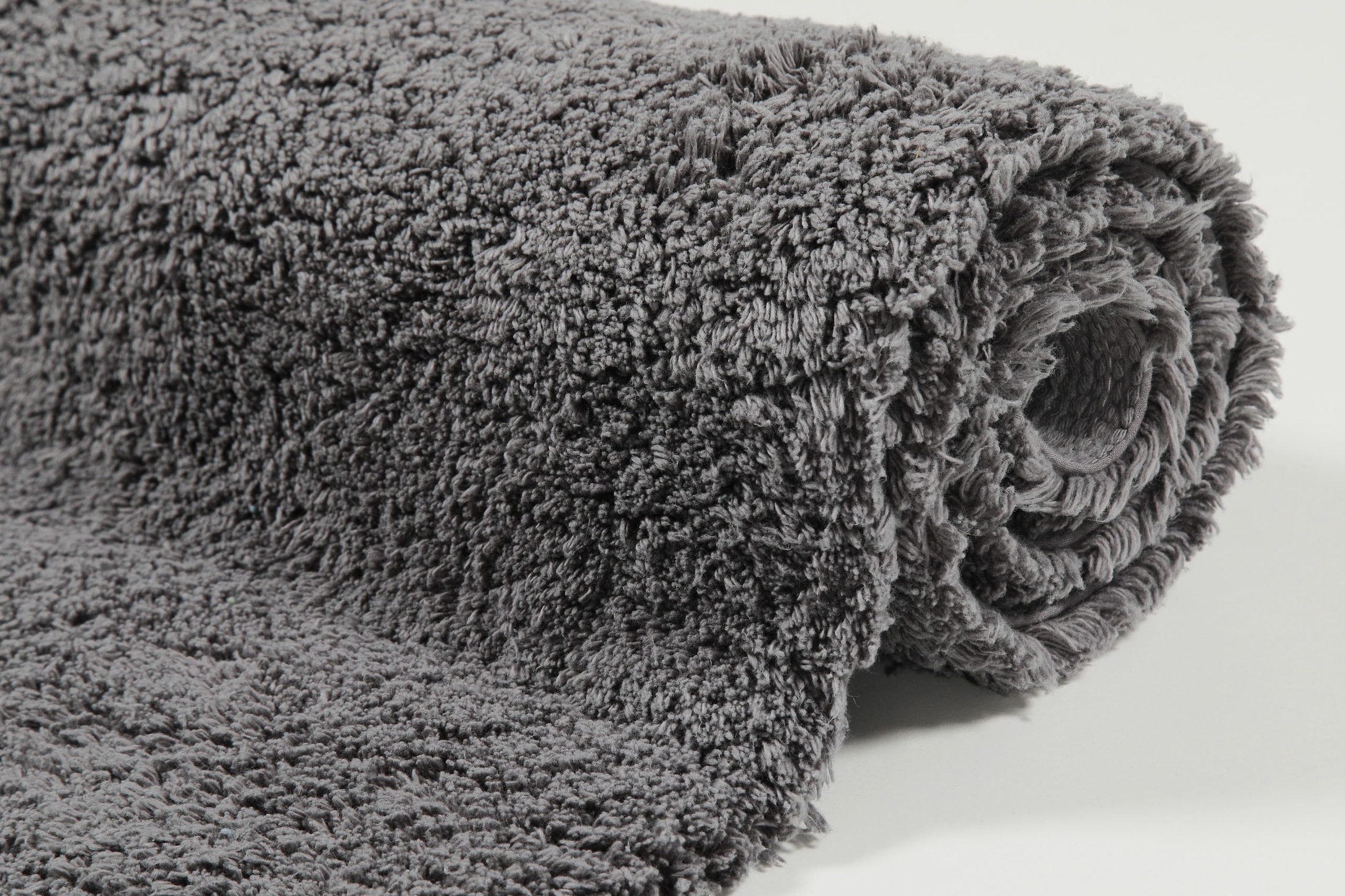 my home Badematte »Kian«, fussbodenheizungsgeeignet, Badvorleger, Badteppich aus 100%Baumwolle, weich, waschbar, saugfähig