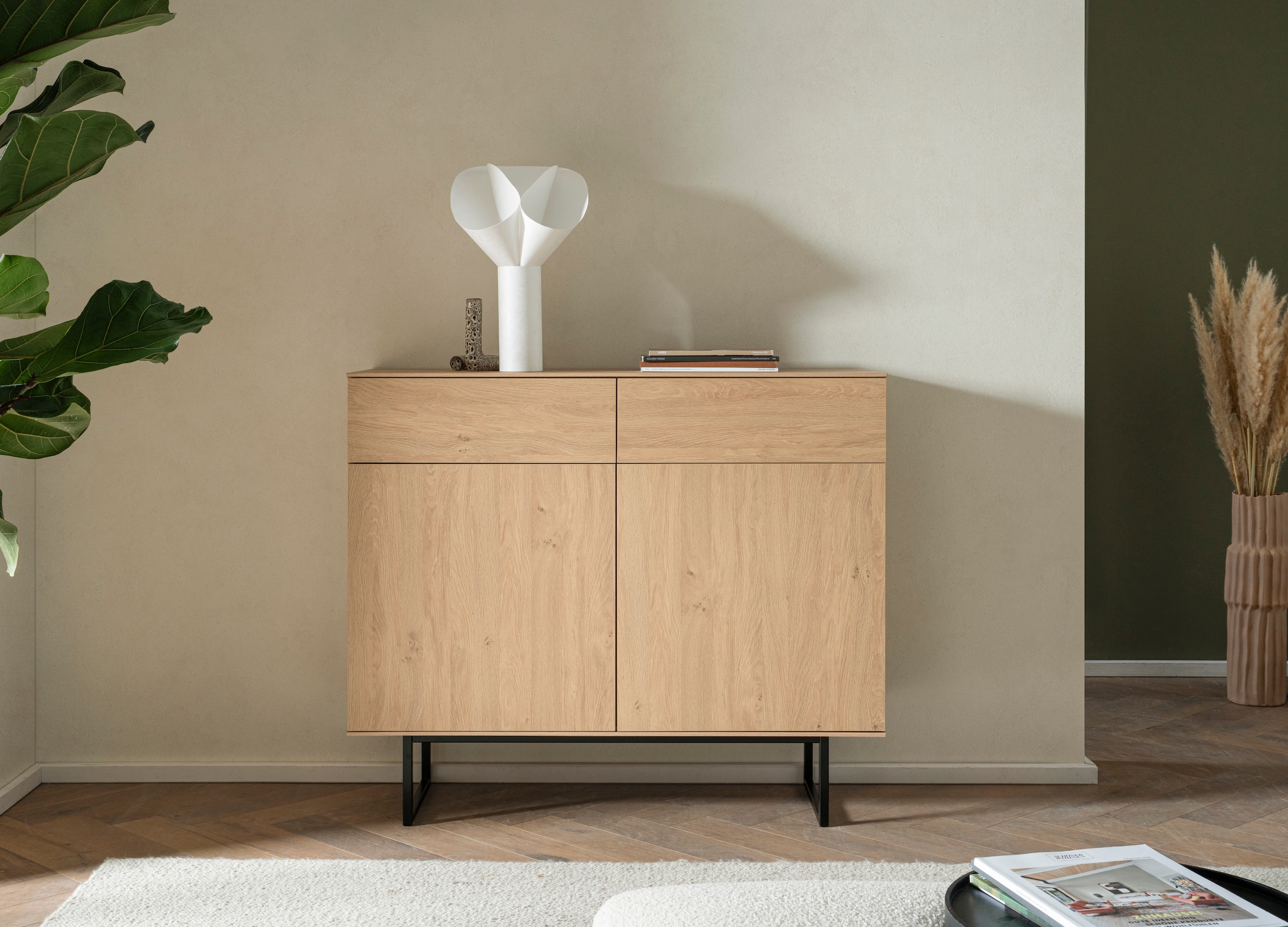 Image of Home affaire Sideboard "Lund, moderner Schrank, Kommode mit Kufengestell" ausreichend Stauraum, vielseitig einsetzbar, 115 cm breit