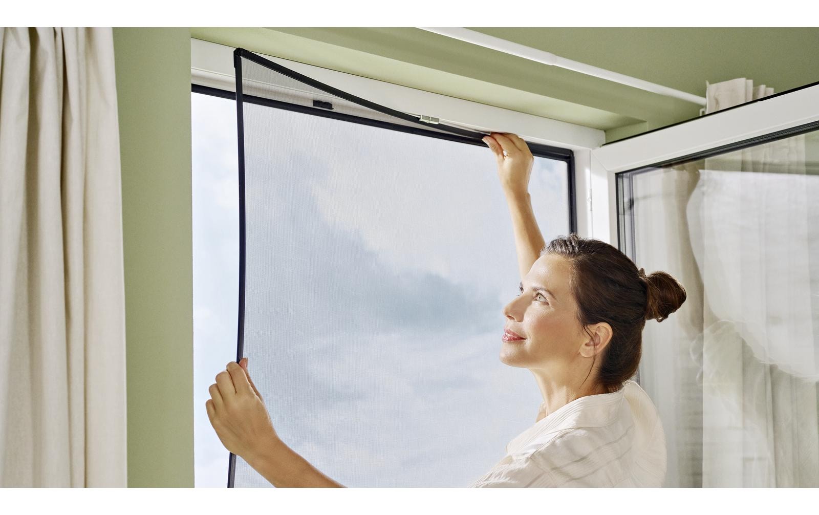 tesa Insektenschutz-Fensterrahmen »CLIP-ON Rahmen für Fenster 1 x 1.2 m«