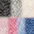 1x jeans-meliert, 1x hellblau-meliert, 1x anthrazit-meliert, 1x grau-meliert, 1x altrosa-meliert, 1x rosa-meliert, 1x ecru