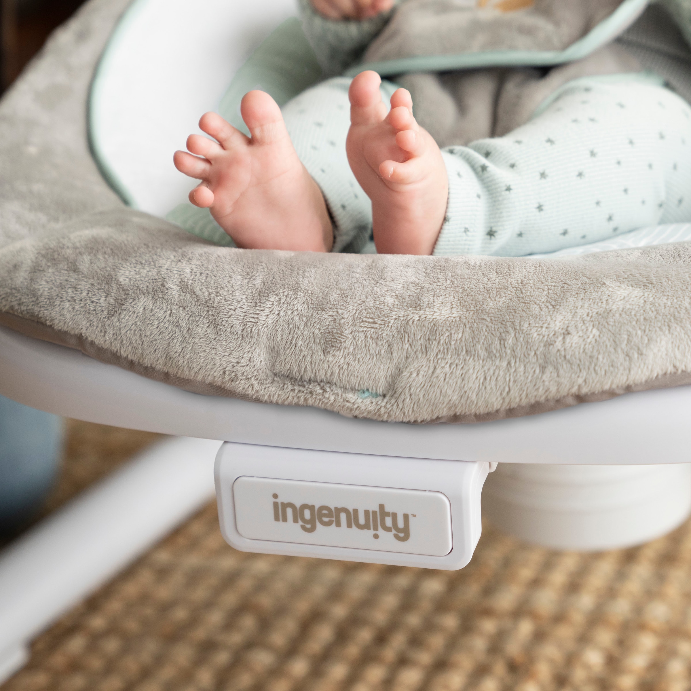 ingenuity Babywippe »AnyWay Sway Dual-Direction Portable Swing – Ray« bis 9 kg mit Sound-Effekt