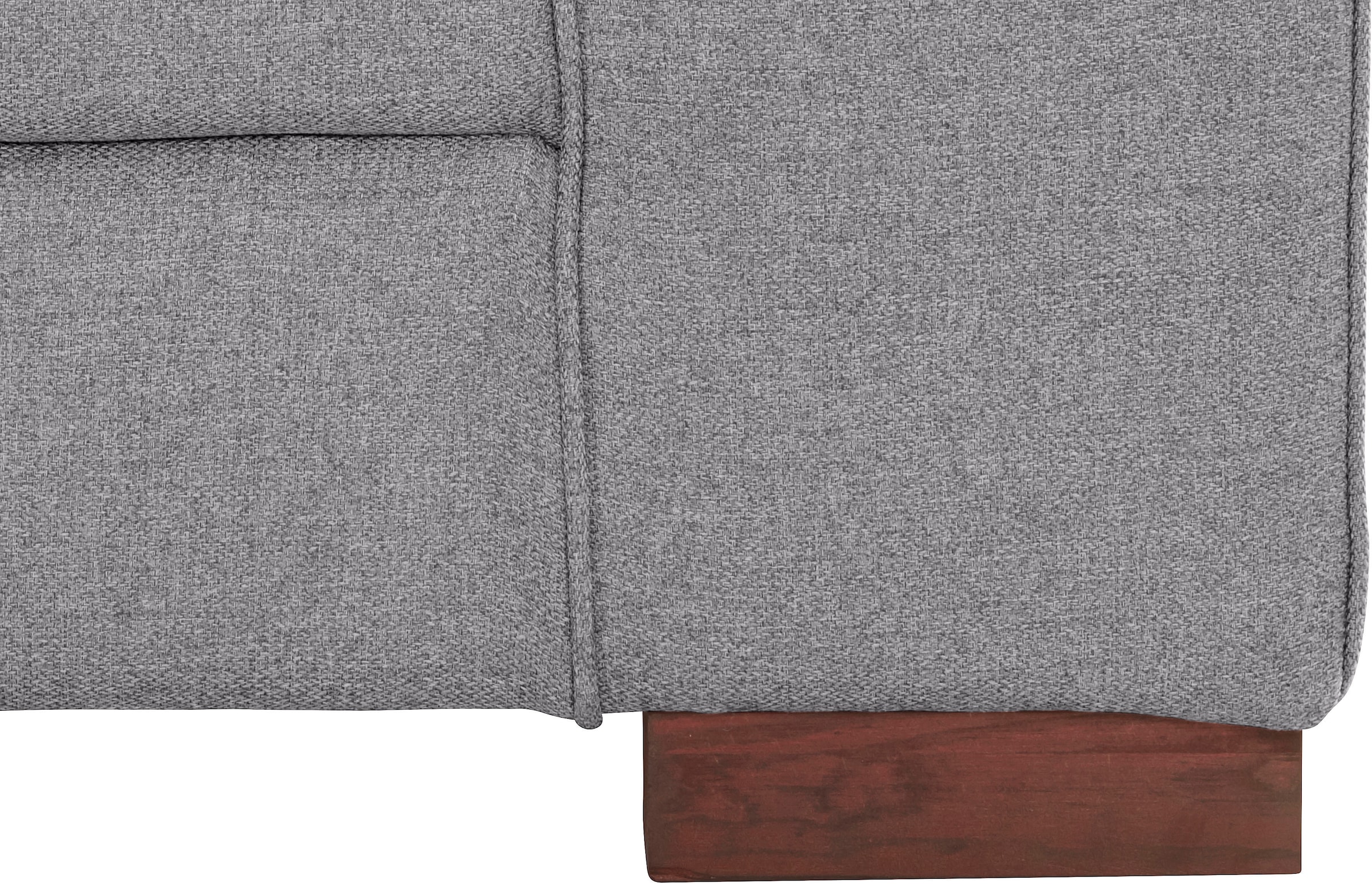 Home affaire Ecksofa »Broughton L-Form« weicher Sitzkomfort, incl. 4 Zierkissen, Keder