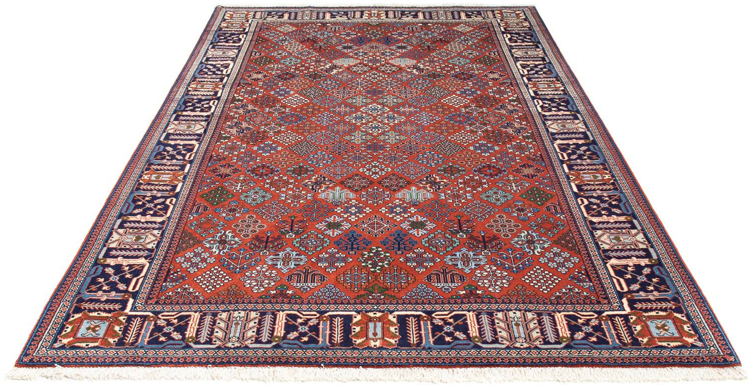 Image of morgenland Orientteppich »Perser - Nomadic - 250 x 166 cm - rost«, rechteckig, 10 mm Höhe, Wohnzimmer, Handgeknüpft, Einzelstück mit Zertifikat bei Ackermann Versand Schweiz