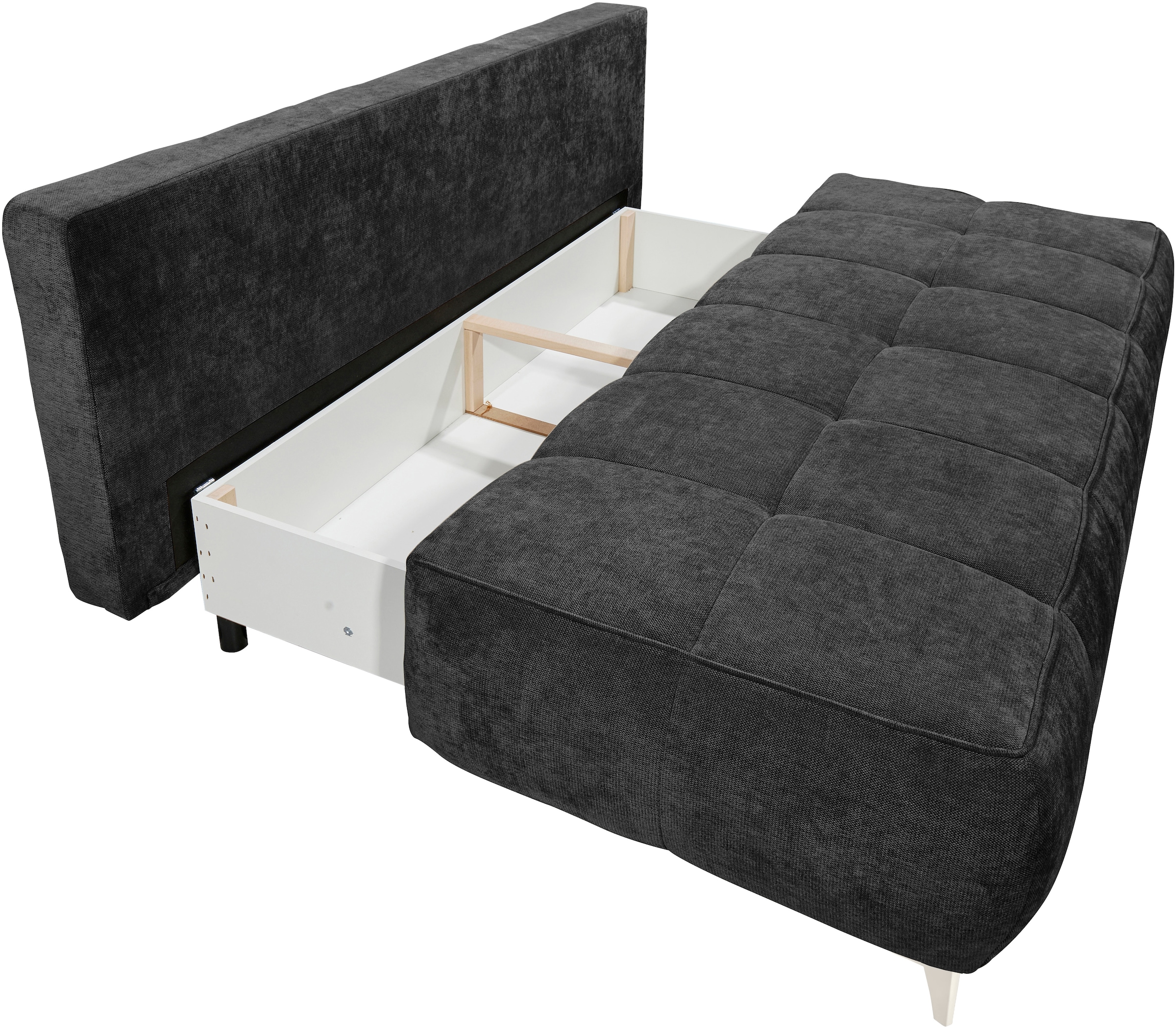 ED EXCITING DESIGN Schlafsofa »Elisa Liftbeschlag, einfache Verwandlung vom Sofa zum Bett, B. 215cm«