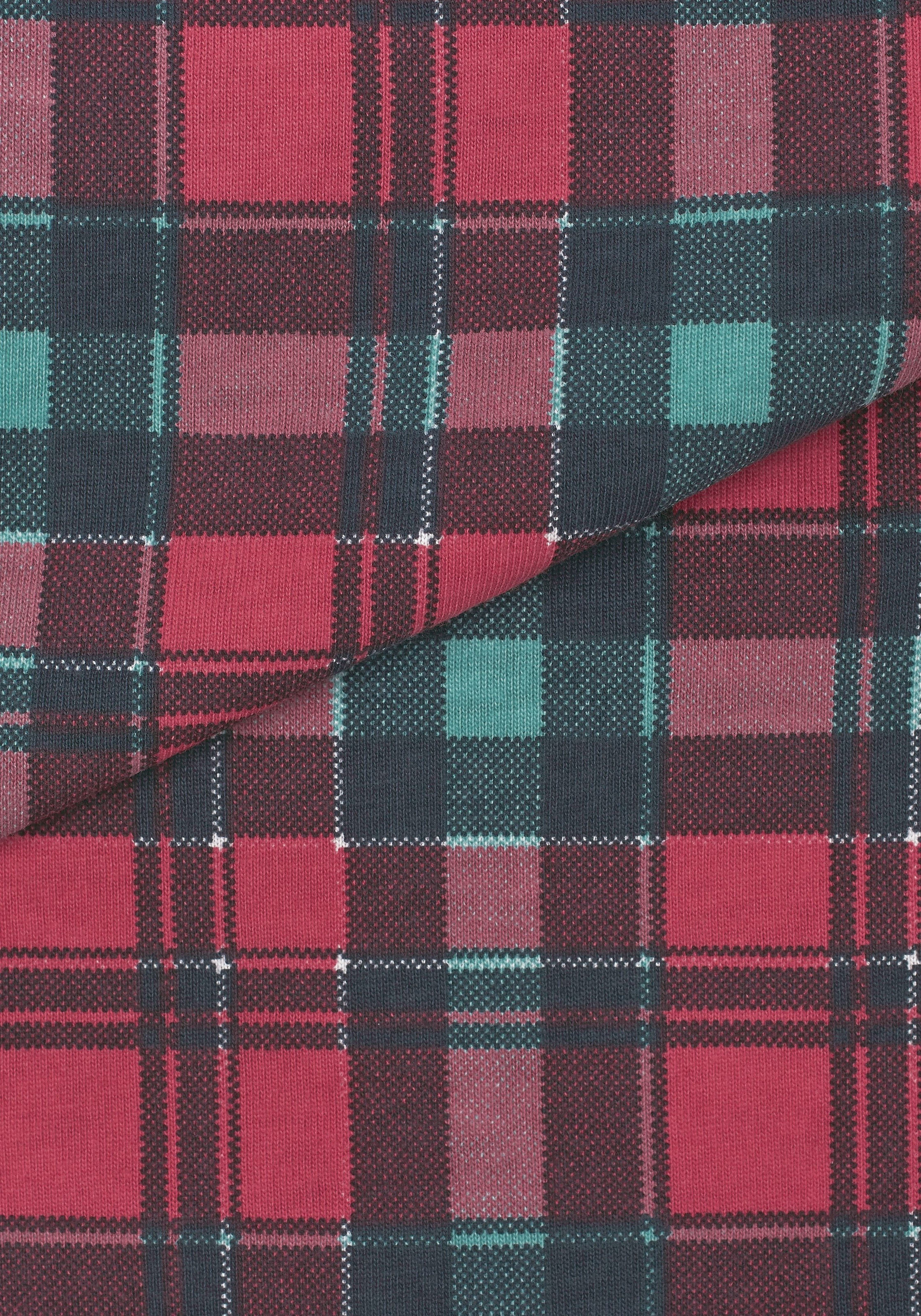 ♕ H.I.S Capri-Pyjama, (2 mit und 1 Stück), karierter Hose passendem Basic-Shirt auf tlg., versandkostenfrei
