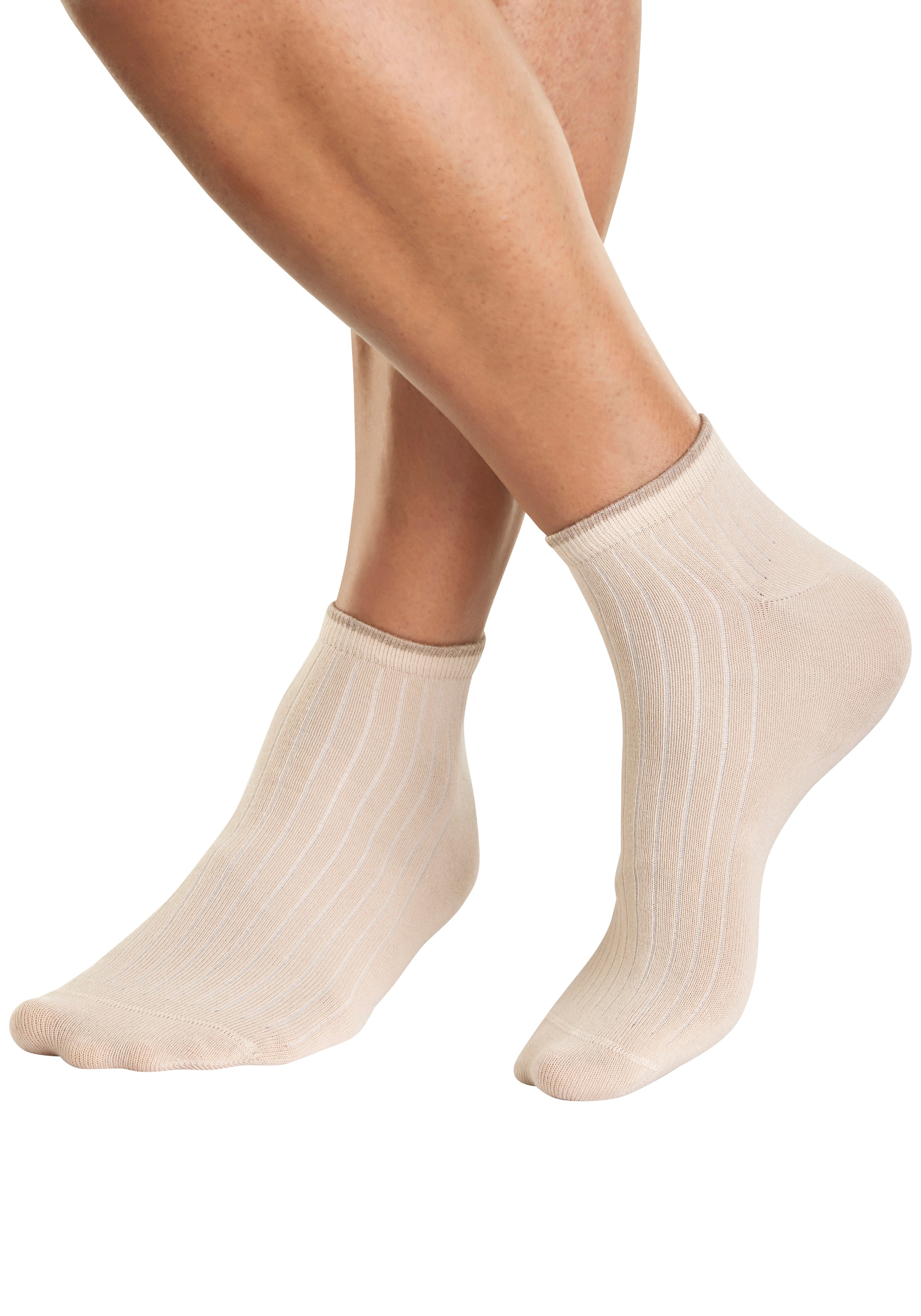 H.I.S Chaussettes courtes Paquet, 7 Couple tlg. in schöner Farbpackung