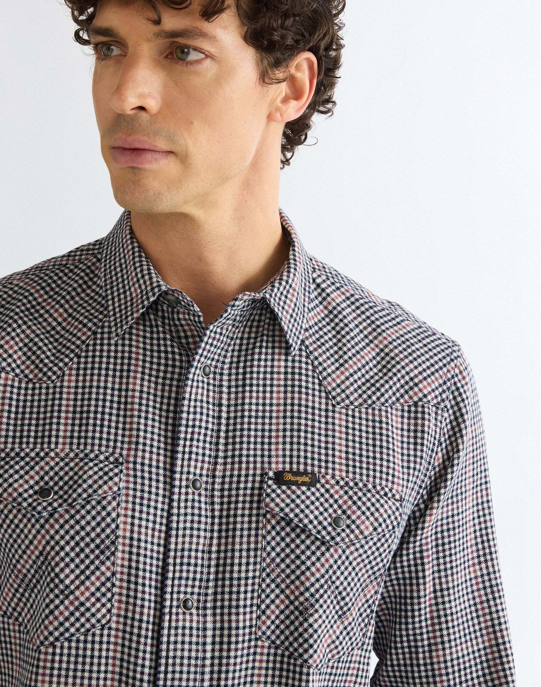 Wrangler Langarmhemd »WRANGLER Langarmhemd Western«
