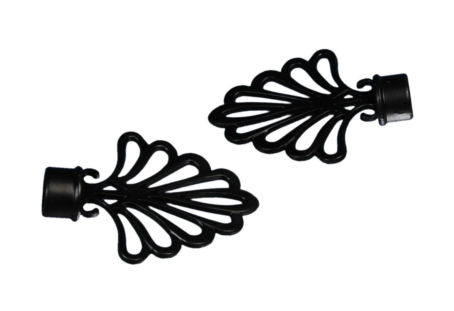Liedeco Embout de tringle à rideaux »Fächer« pour tringles à rideaux Ø 16 mm