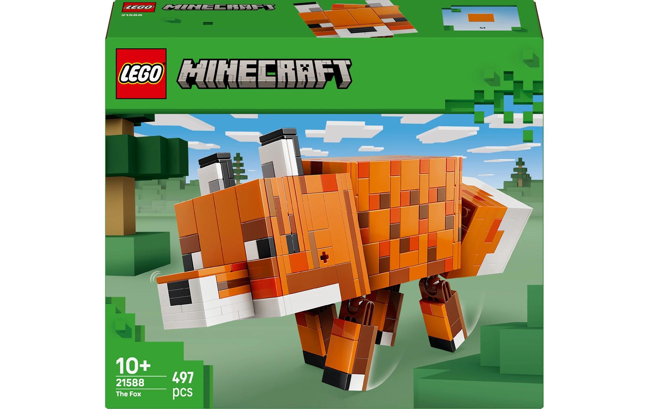   Konstruktionsspielsteine »Minecraft Der Fuchs 21588« Kategorie: Fantasy-Welt