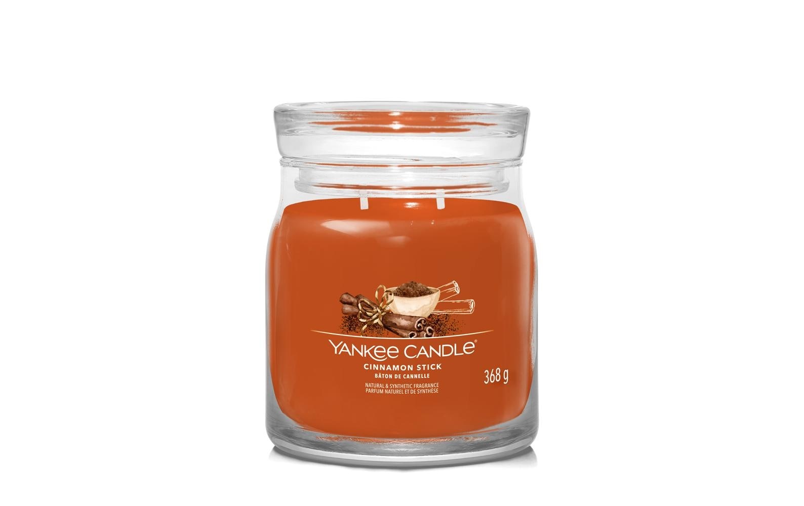 Image of Duftkerze "Yankee Candle Signature Cinnamon Stick Signature Medium Jar"