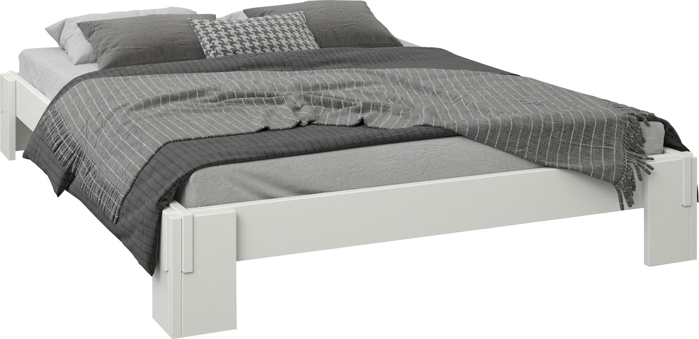 Image of GOODproduct Futonbett ""ZEN " zertifiziertes Massivholz (Kiefer)" Massivholzbett, zeitlos elegant