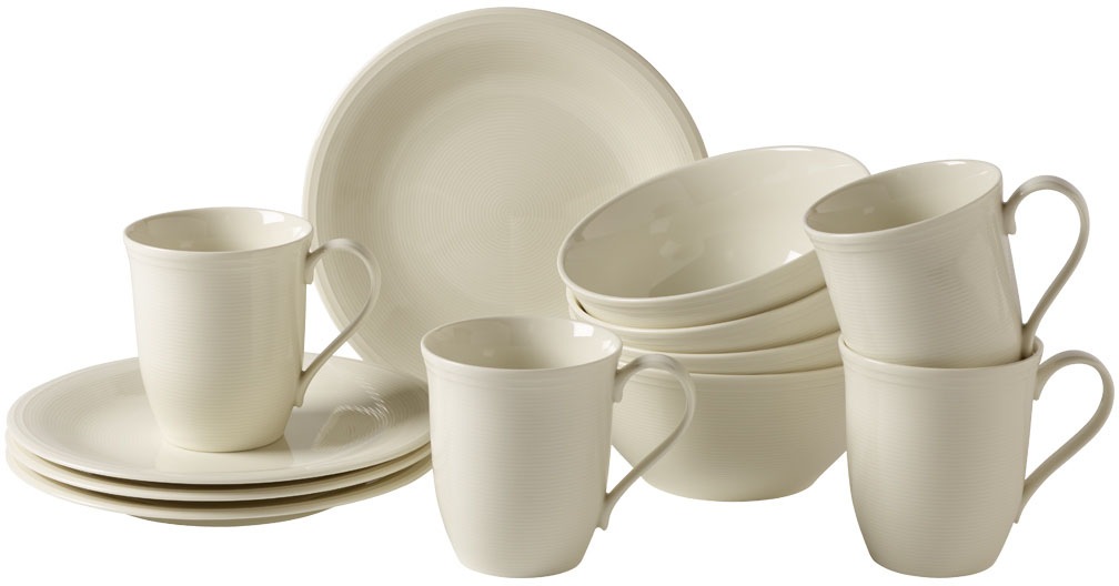 Image of like. by Villeroy & Boch Frühstücks-Geschirrset »Color Loop Natural«, (Set, 12 tlg.), harmonische Farbgebung bei Ackermann Versand Schweiz