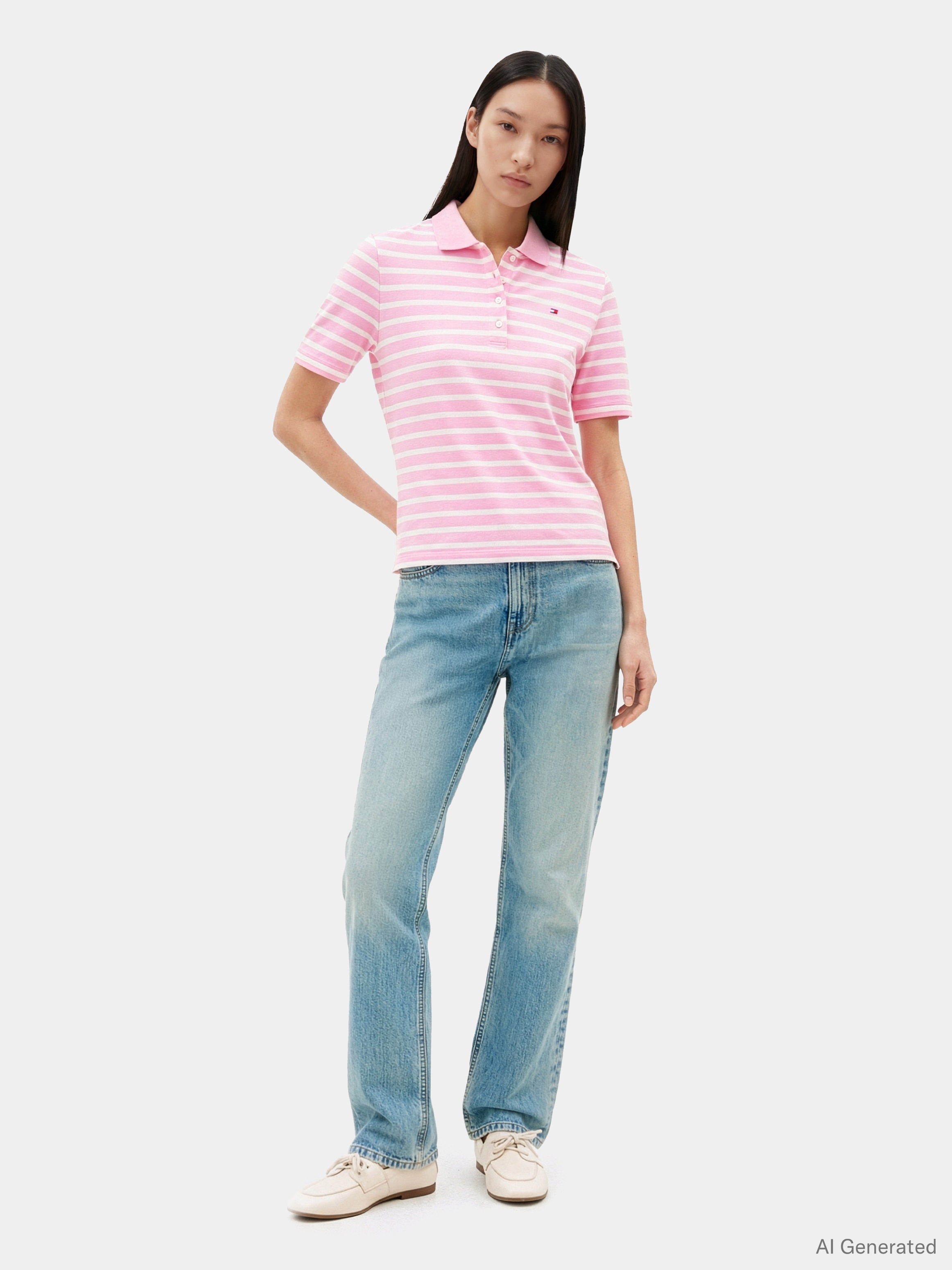 Tommy Hilfiger Poloshirt »1985 REG PIQUE POLO« mit Logo-Stickerei, Seitenschlitze, Regular Fit