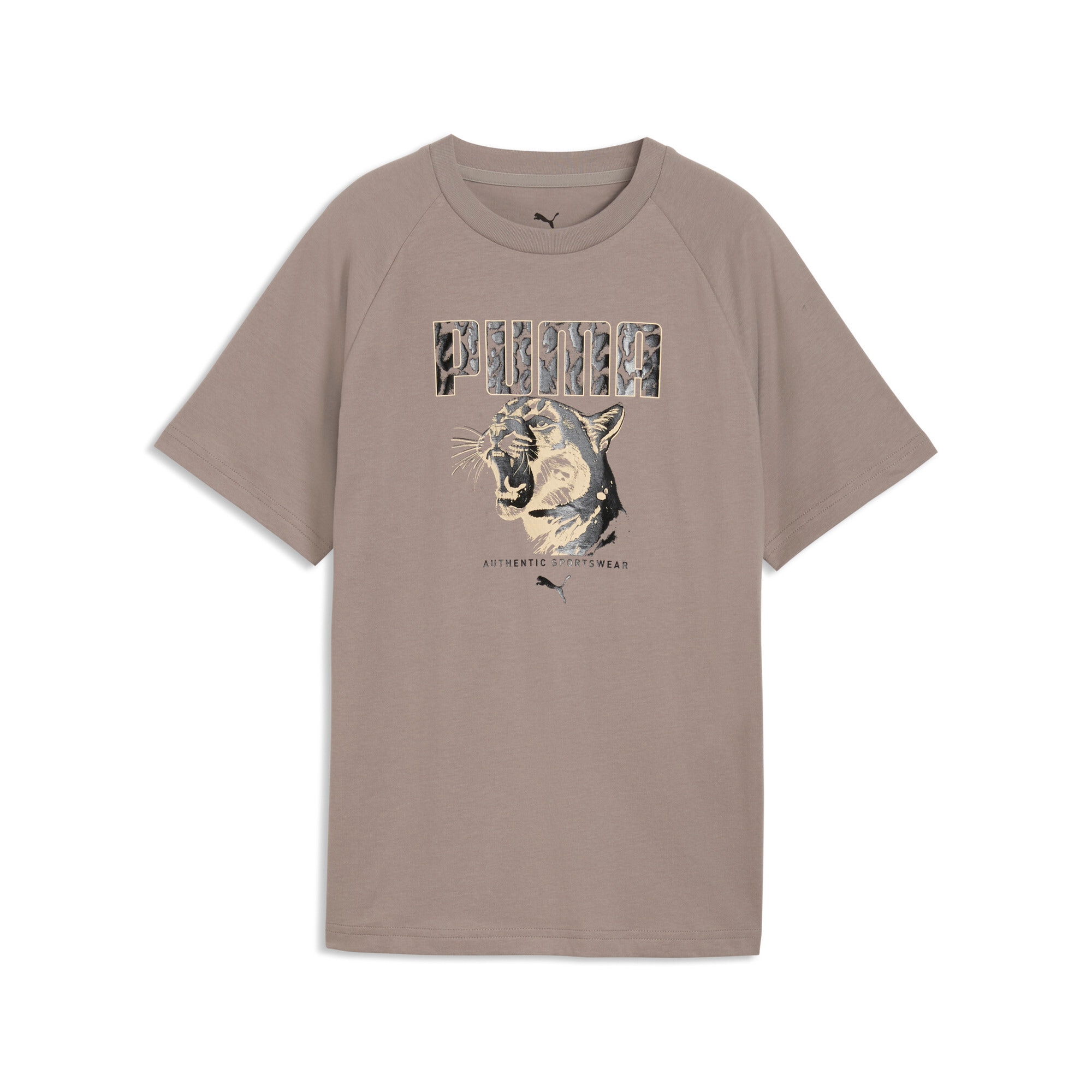 Image of PUMA T-Shirt "GRAPHICS ANIMAL RELAXED TEE G" Kurzarm, sportlicher Stil