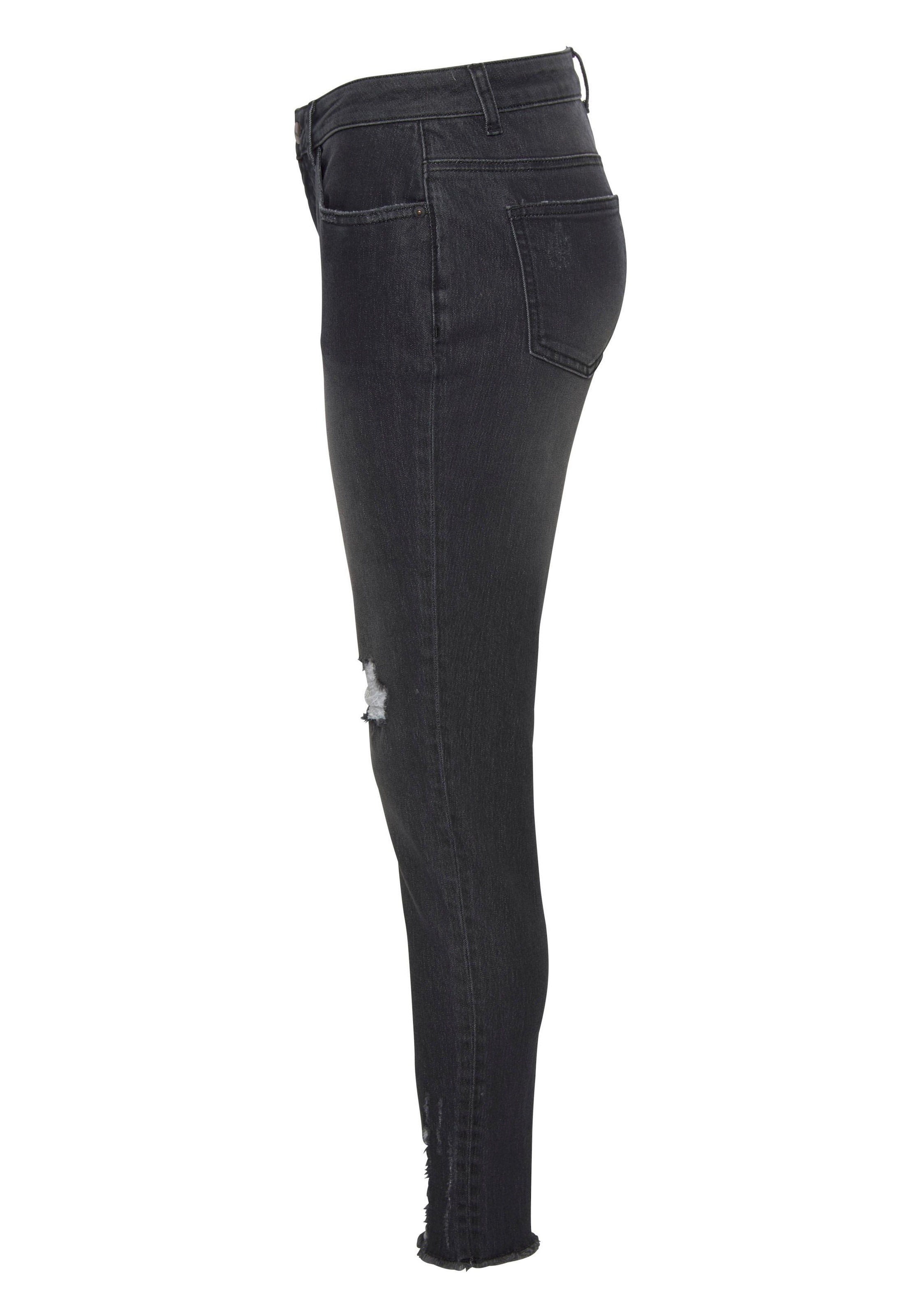 ♕ Aniston CASUAL mit Skinny-fit-Jeans, kaufen versandkostenfrei Destroyed-Effekt