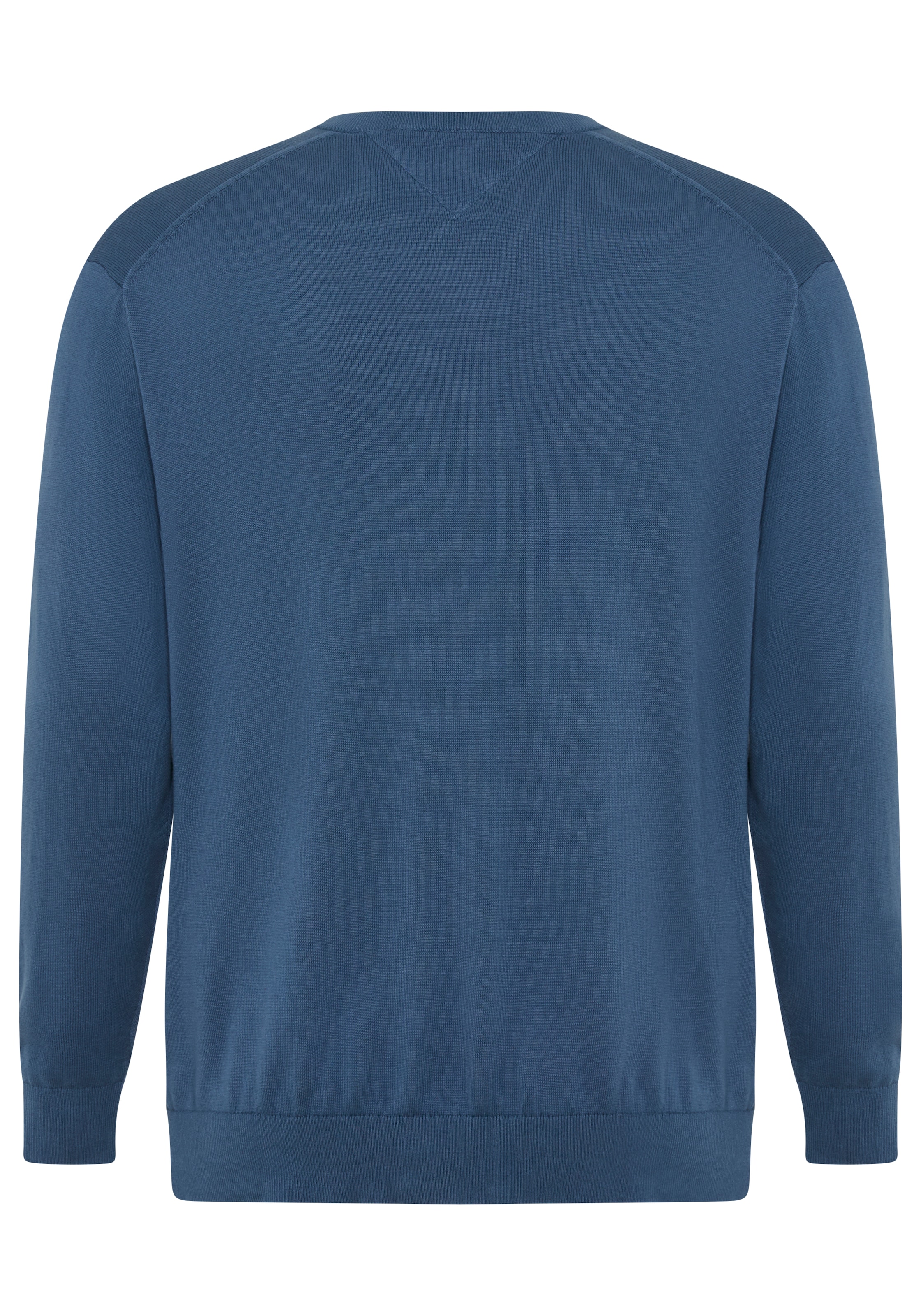 Tommy Hilfiger Big & Tall Pull col V »BT-ESSENTIAL COTTON« Bords-côtes aux manches, ourlet et encolure,  grandes tailles, coupe normale