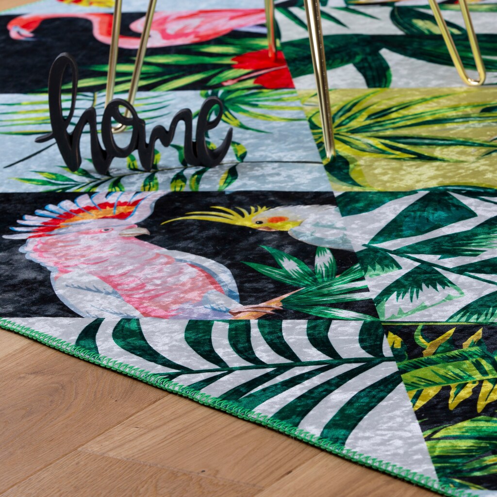 Obsession Teppich »Exotic 12m«, rechteckig, Kurzflor, modernes gemustertes Rauten Design