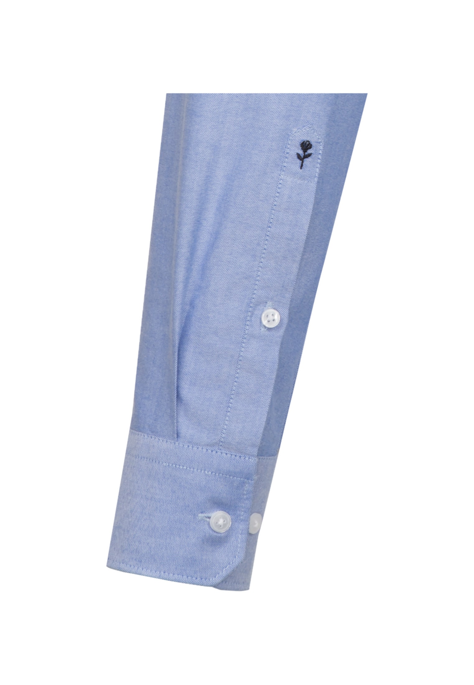 seidensticker Businesshemd »Regular«, Regular Langarm Button-Down-Kragen Uni