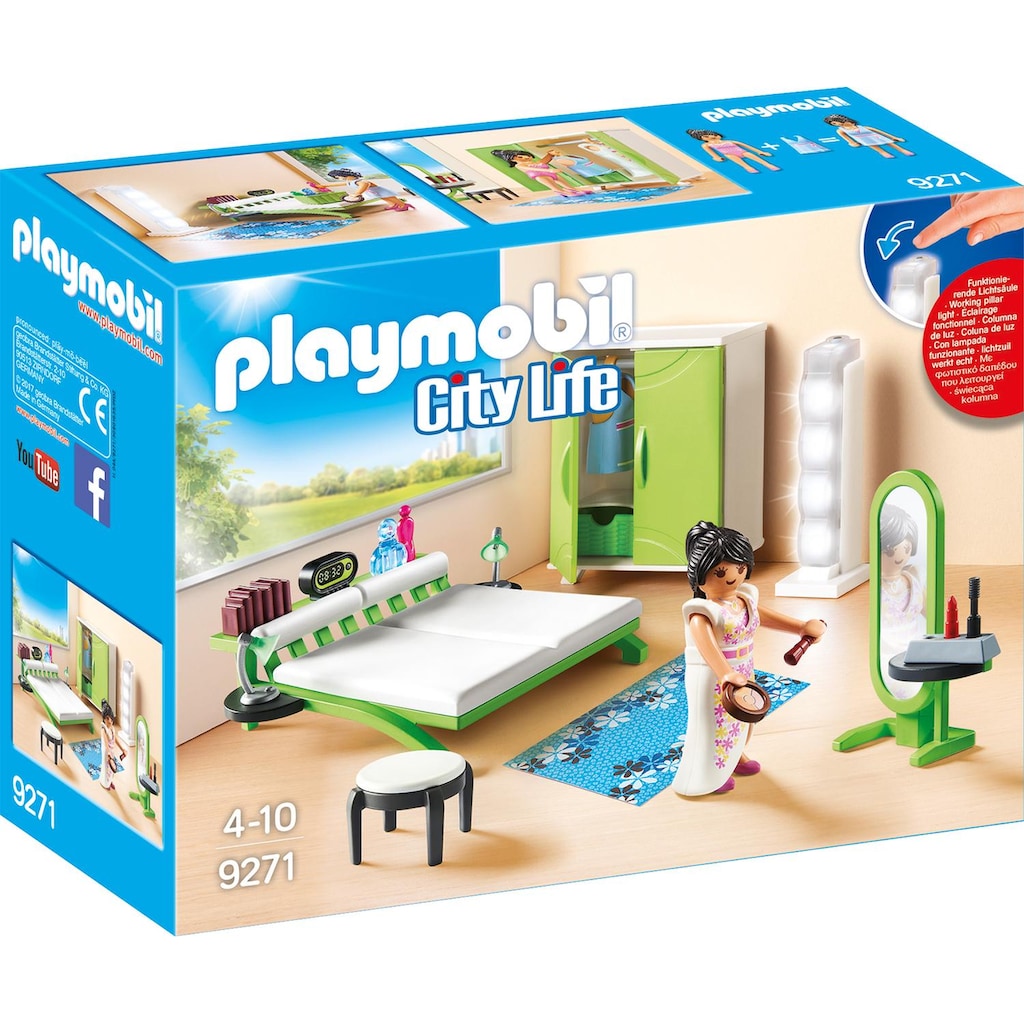 Playmobil® Konstruktions-Spielset »Schlafzimmer (9271), City Life«