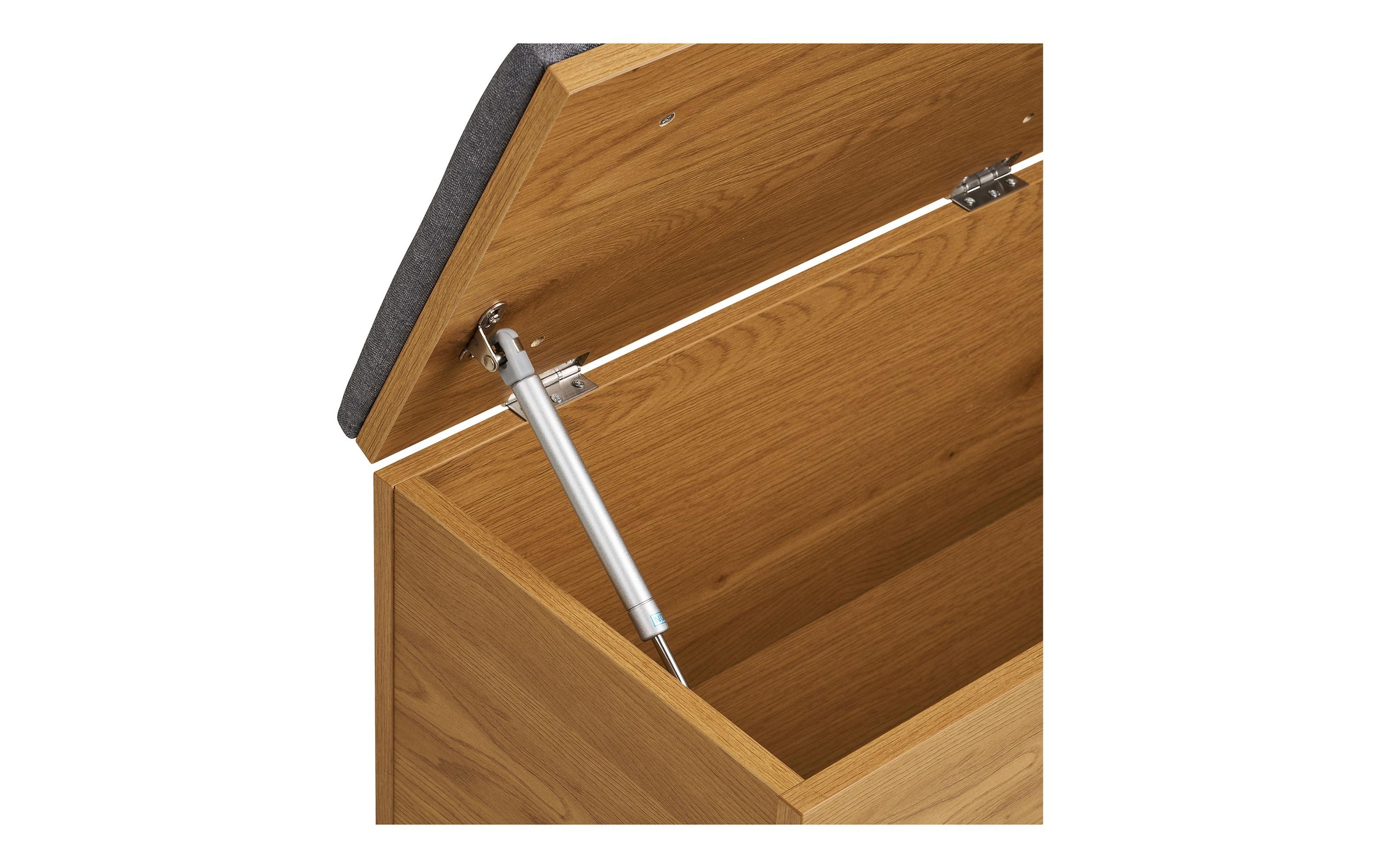 House Nordic Sitzbank »Barco Bench mit Stauraum 33 x 92 x 48 cm« Sitzbank im Eichenlook