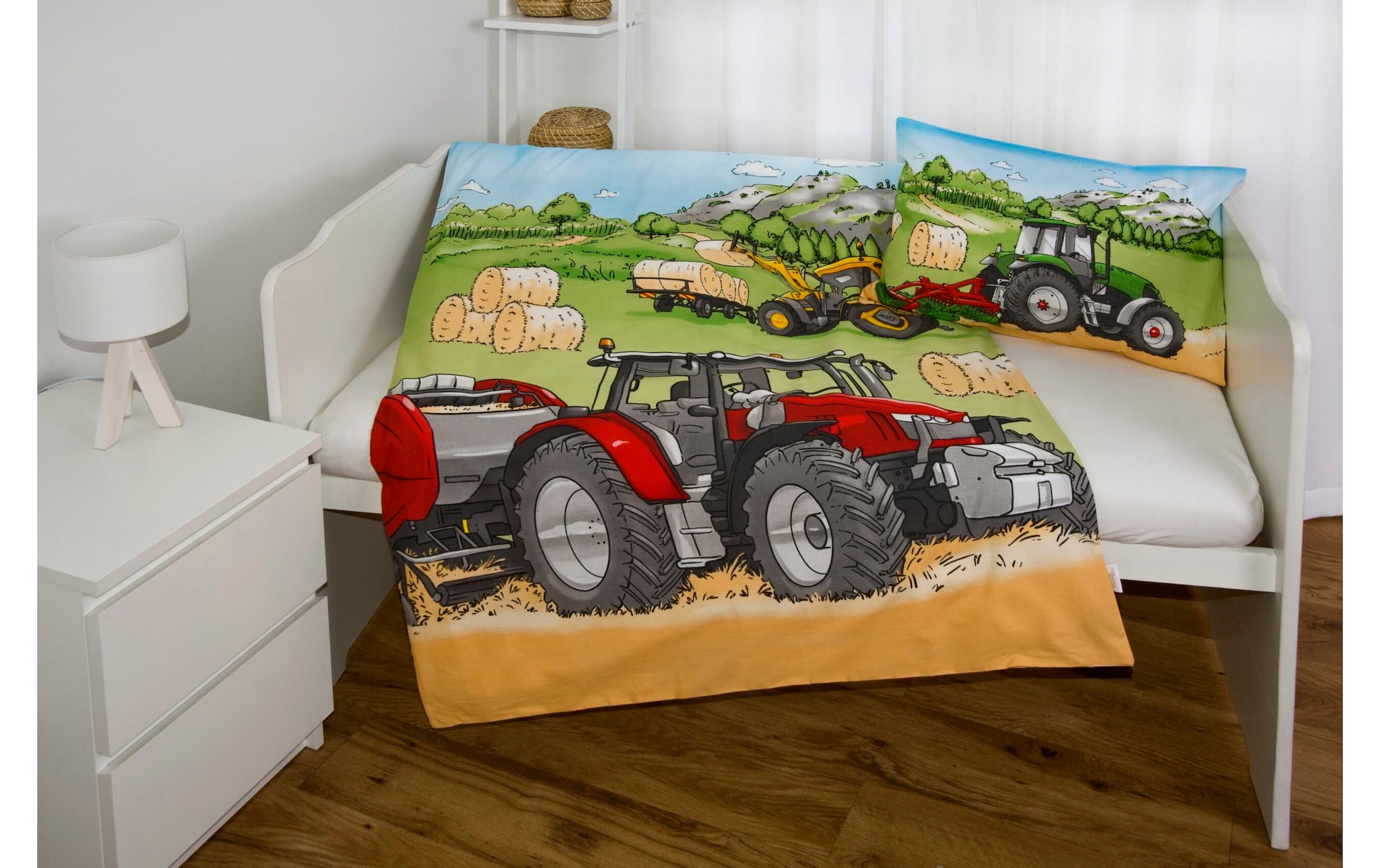 Herding Linge de lit pour enfants »Traktor« 2 mit tollem Motiv