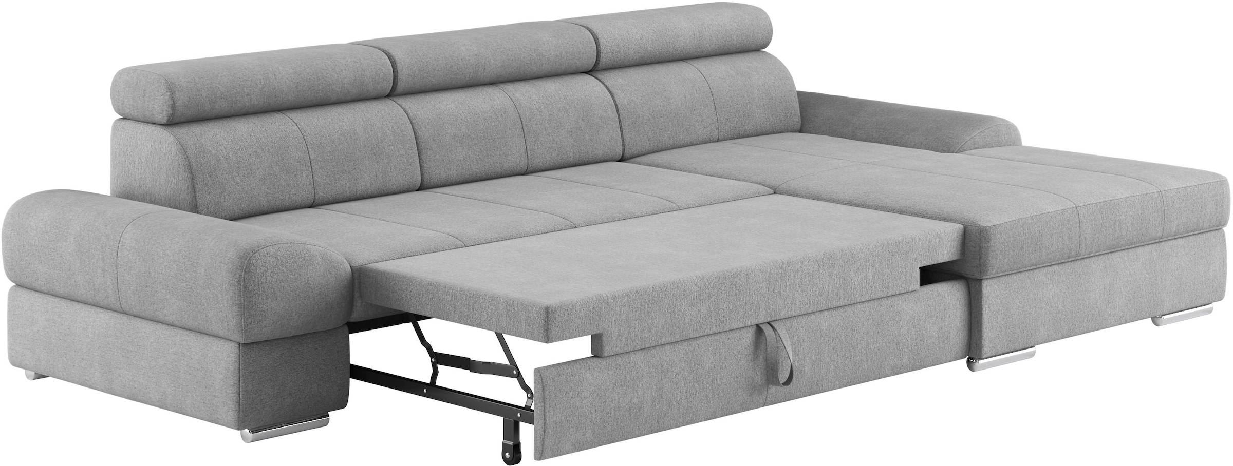 sit&more Ecksofa »Broadway L-Form«, inklusive Kopfteilverstellung, wahlweise mit Bettfunktion
