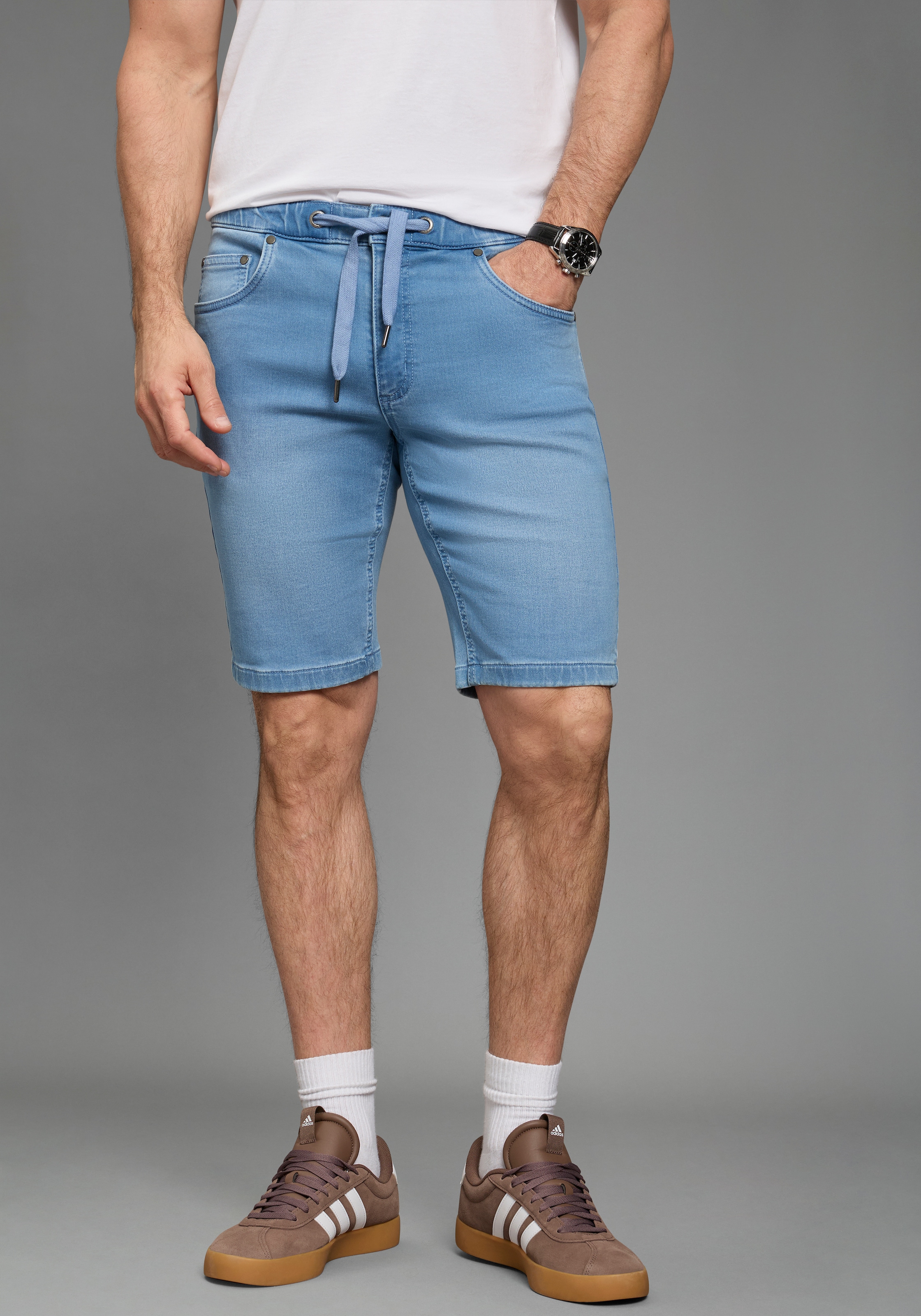Image of Arizona Jeansshorts gerade geschnittenes Bein, Regular Fit Passform