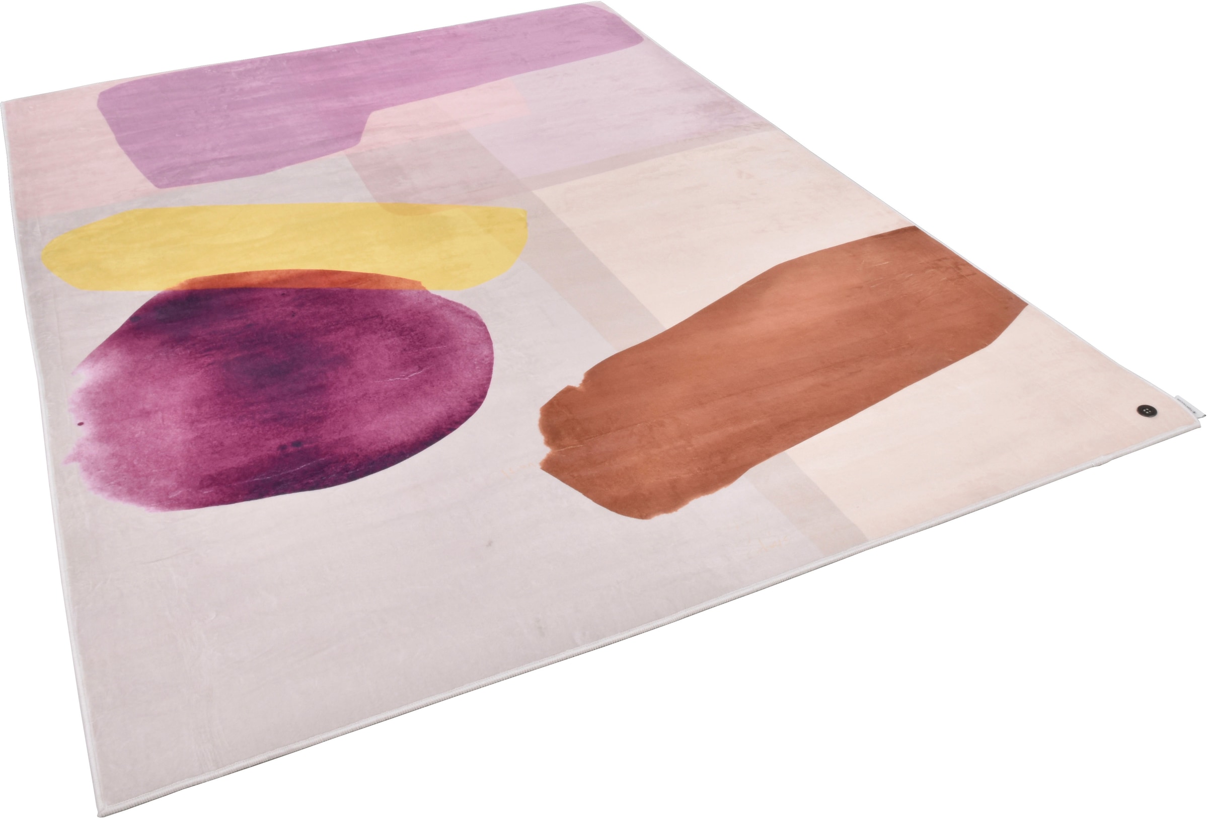 TOM TAILOR HOME Teppich »Shapes - THREE« rechteckig 5 mm Höhe Kurzflor, bedruckt, modernes Design