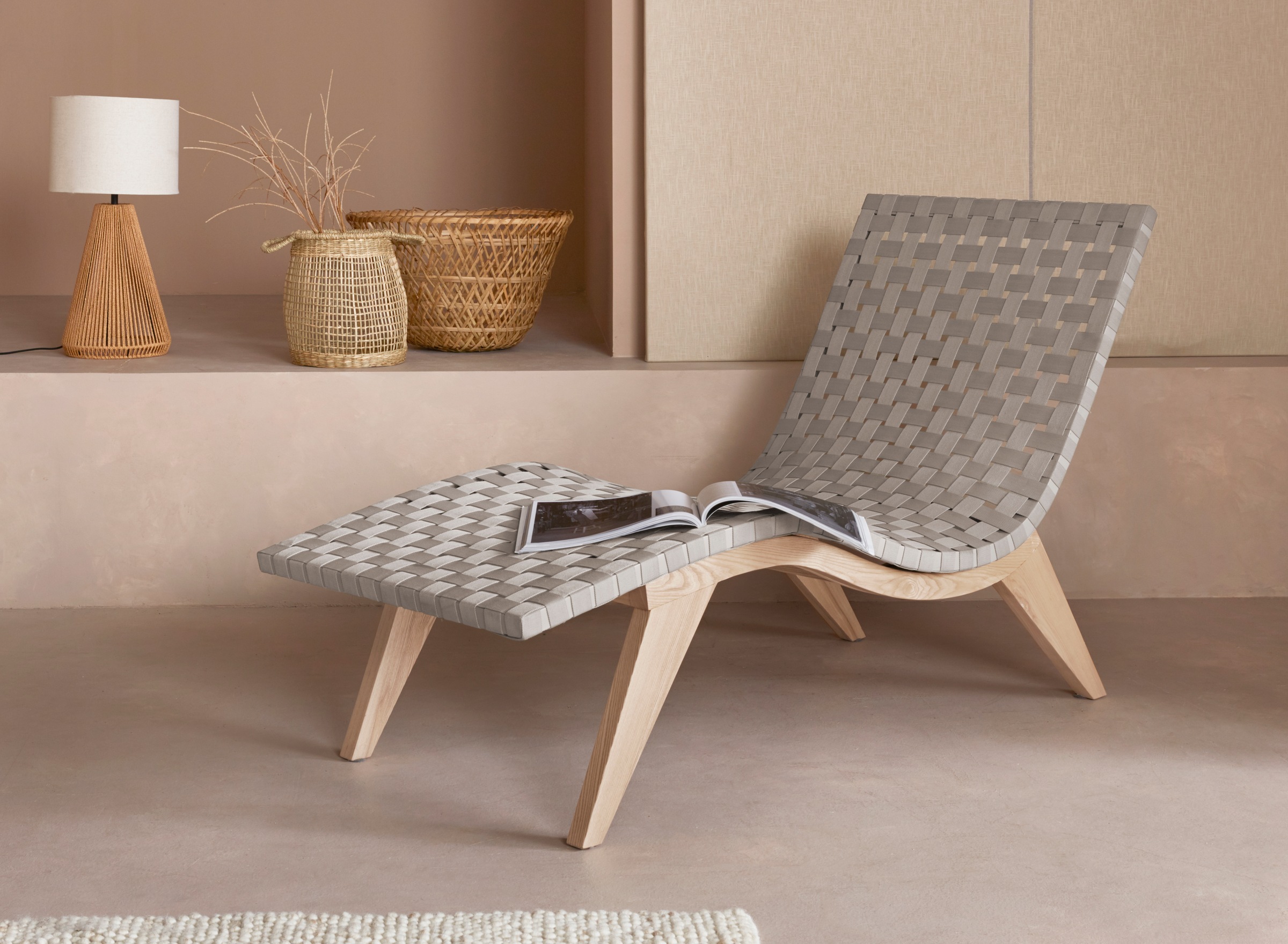 Image of LeGer Home by Lena Gercke Wellnessliege »Zoe«, Liegefläche 149 cm, Weboptik bei Ackermann Versand Schweiz