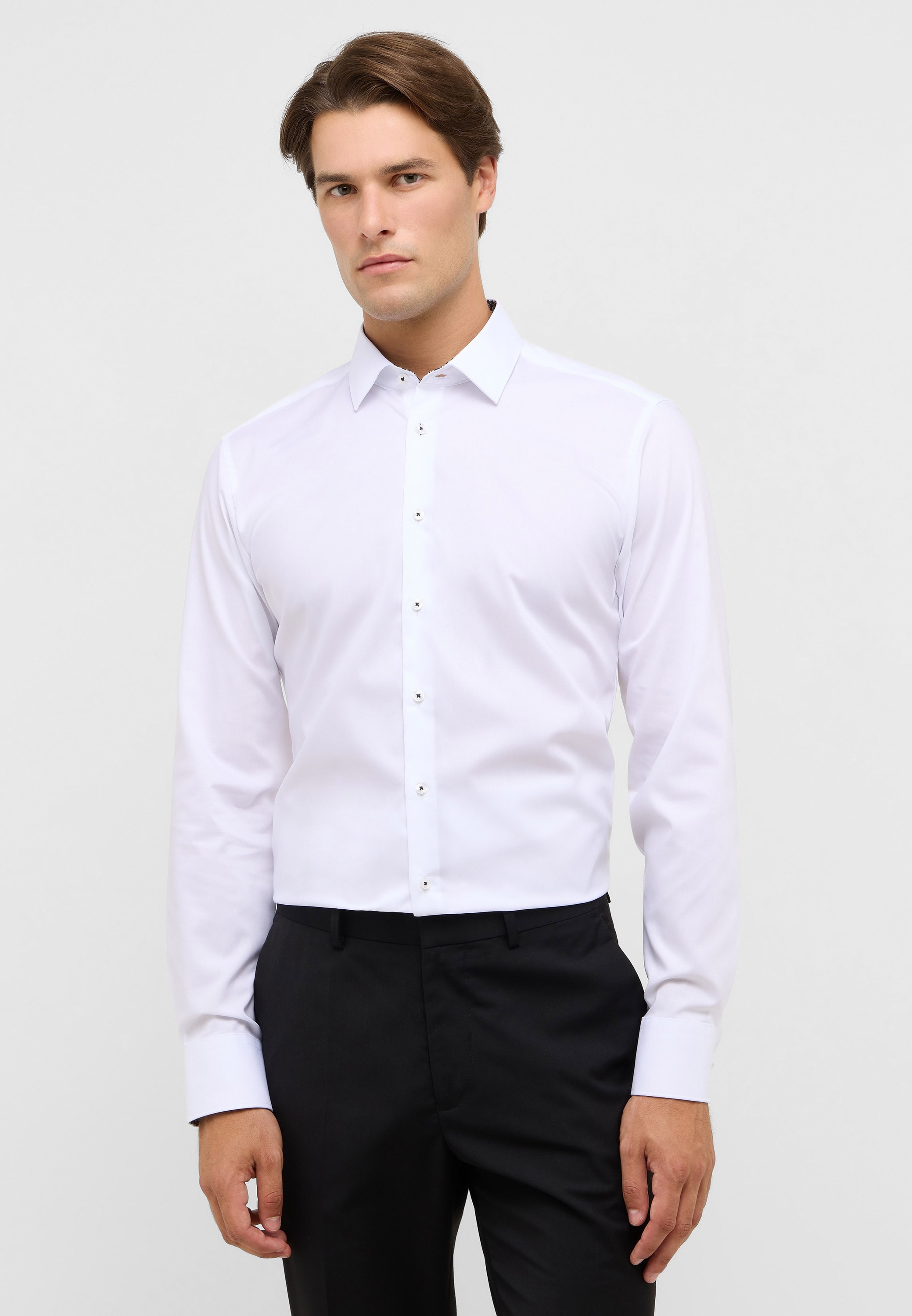 Eterna Langarmhemd »SLIM FIT« NON IRON (bügelfrei)