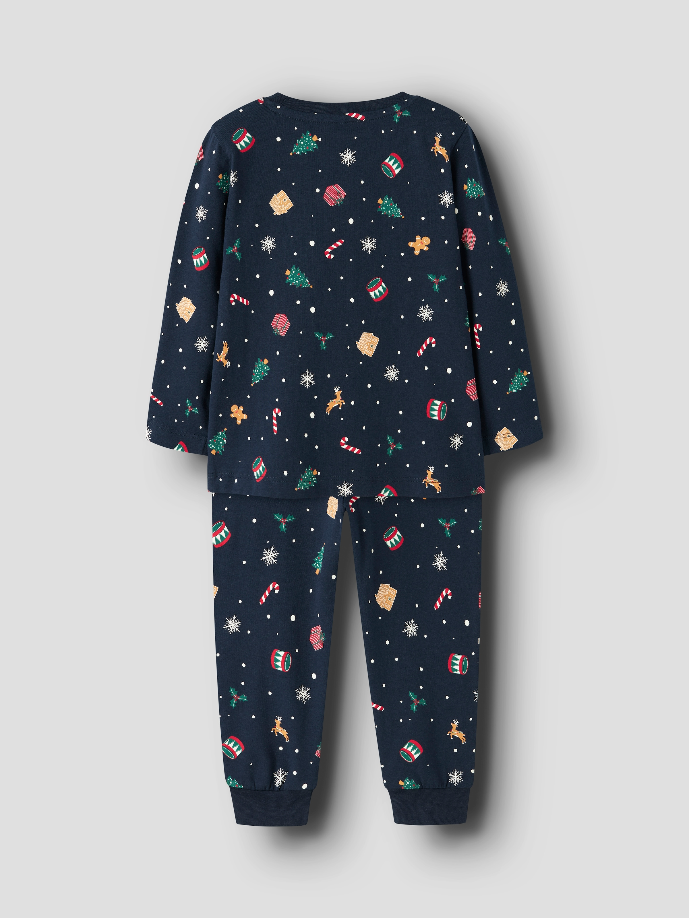 Name It Schlafanzug »NMNVISMAS LS NIGHTSET« Set, 2 tlg.