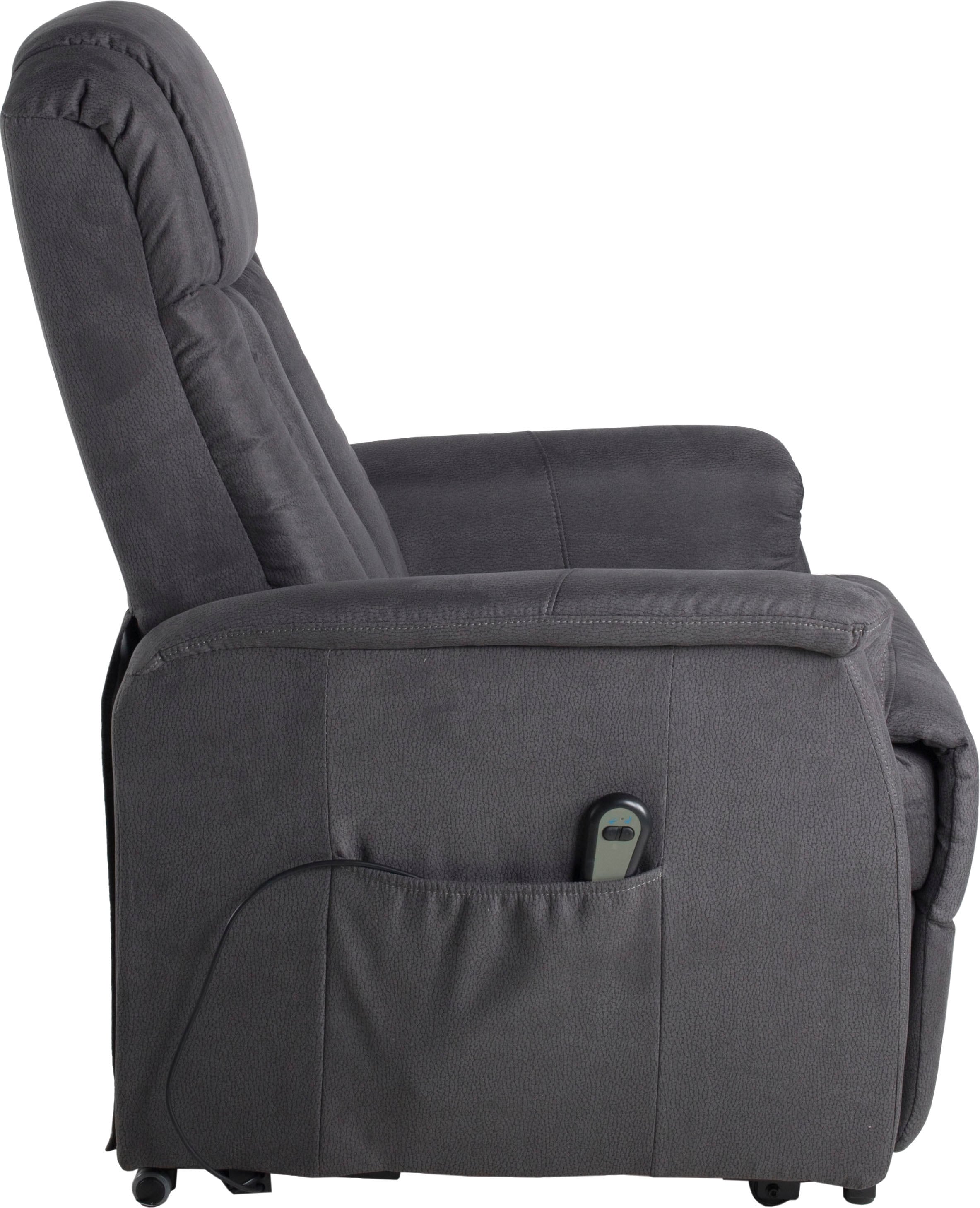 Duo Collection Fauteuil TV »Delphi mit elektrischer Aufstehhilfe« fonction relaxation et ressorts ensachés avec suspension à lames en acier