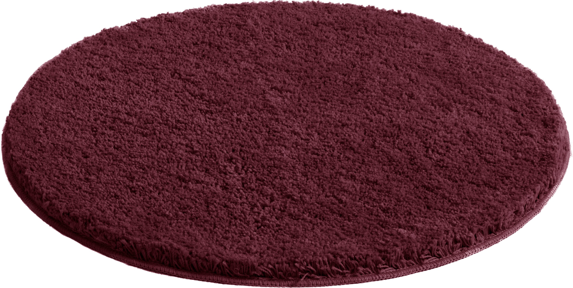 my home Badematte »Sanremo, Badvorleger, Badezimmer Teppich, sehr weich«, rutschhemmend beschichtet, fussbodenheizungsgeeignet-schnell trocknend, Badteppich, unifarben, rechteckig, rund & als 3-tlg. Set erhältlich
