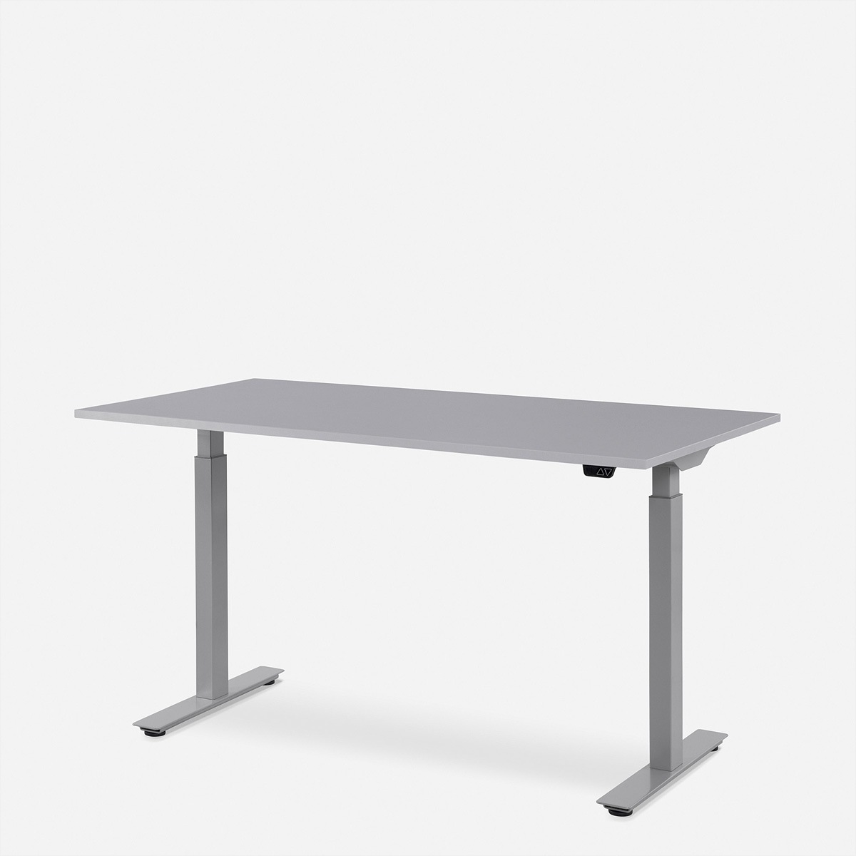 Schreibtische »WRK21 Schreibtisch Smart 180 x 80 cm, Höhenverstellbar, Grau Uni / Grau«