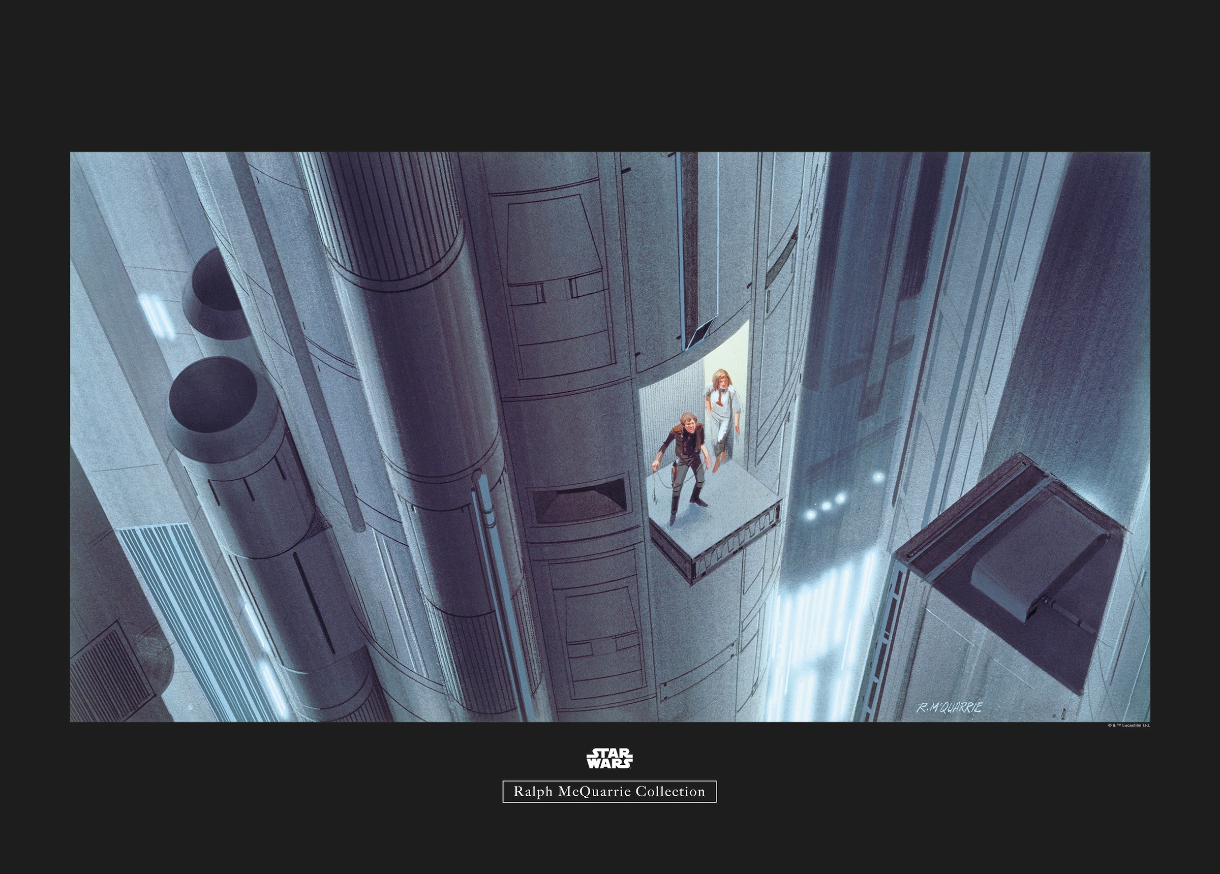 Image of Komar Bild "Star Wars Classic RMQ Escape Plan" Star Wars 1 Stk. tlg. Wandbild zur Dekoration im Kinderzimmer - ohne Rahmen