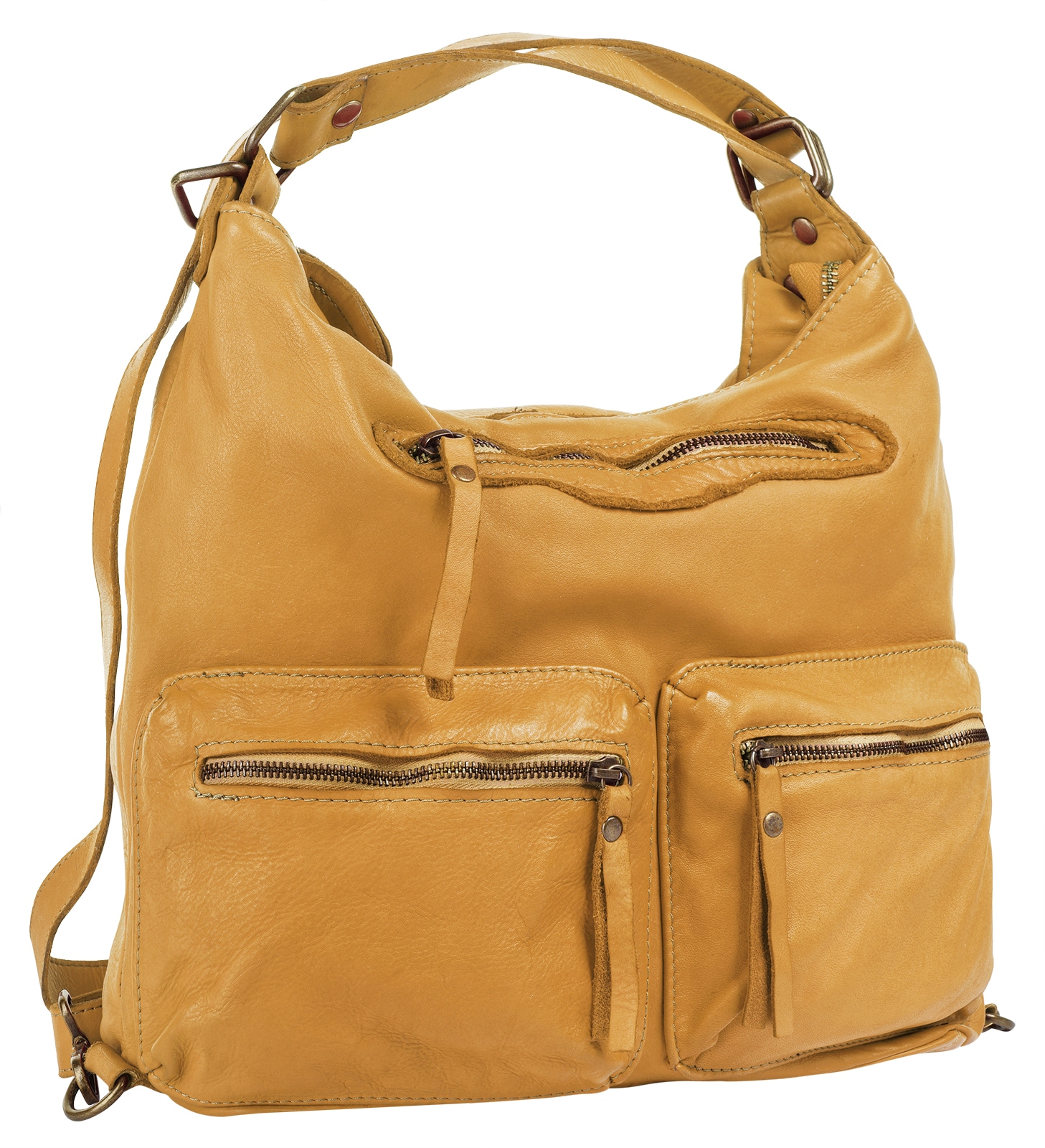 Samantha Look Shopper, echt Leder, Made in Italy
