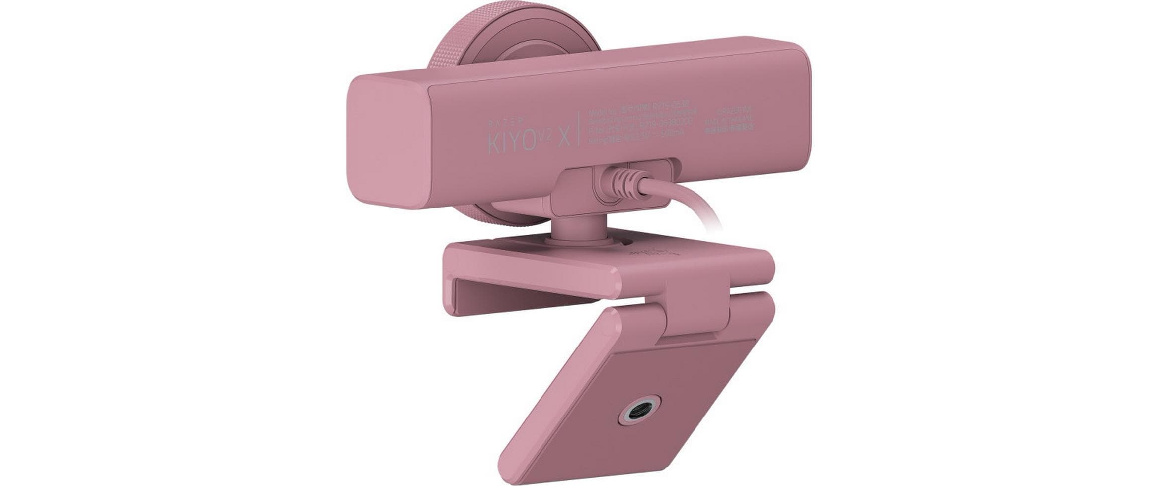 RAZER Webcam »Kiyo V2 X 1080p 60 fps« Caméra de streaming Full HD avec autofocus et grand angle, rose