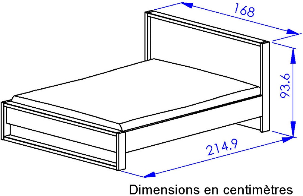 Gami Ensemble de chambre à coucher »ALANA« 4 tlg. Ein elegantes und funktionales Schlafzimmer