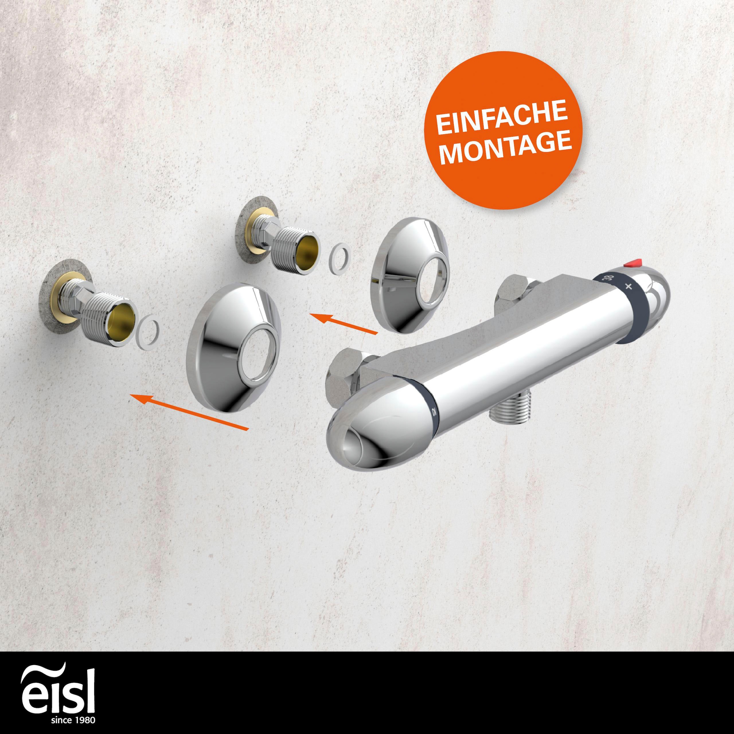 Eisl Robinetterie de douche »VITAL« avec thermostat, mitigeur douche, thermostat de douche chromé