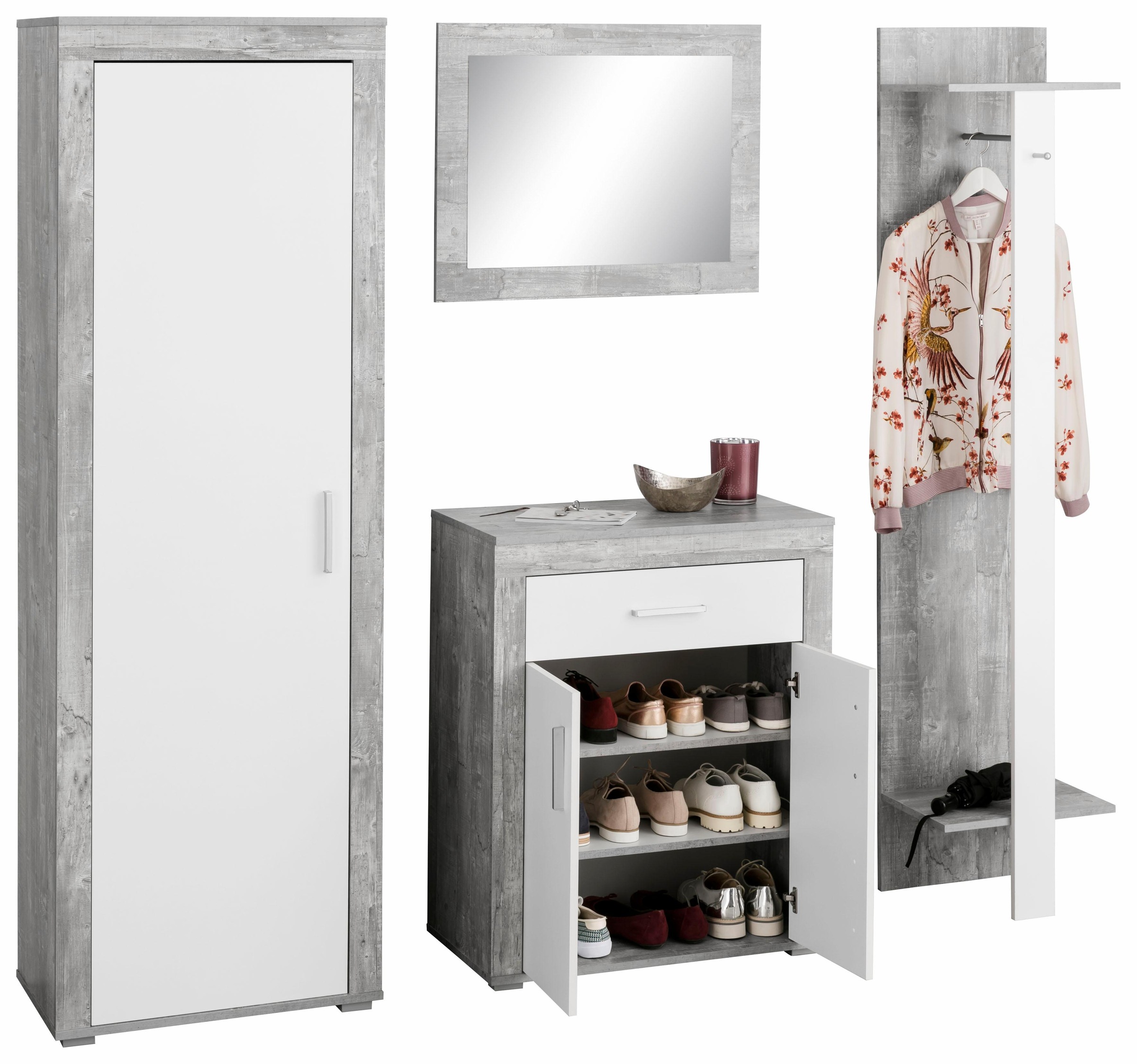 Image of Wilmes Garderoben-Set »Aosta«, (Set, 4 St.), mit Rahmenoptik bei Ackermann Versand Schweiz