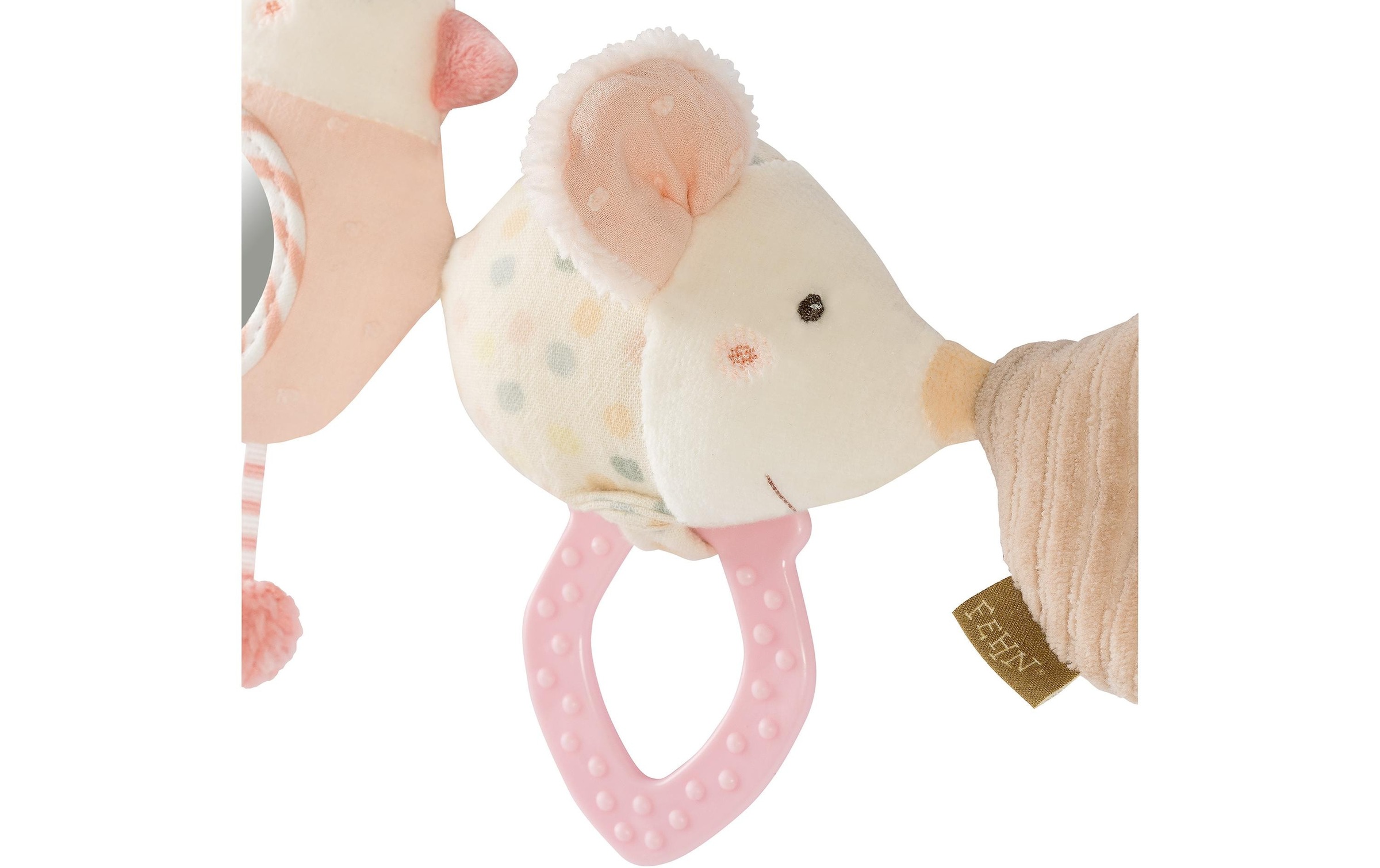 Fehn Kinderwagenkette »Rosa/Beige«