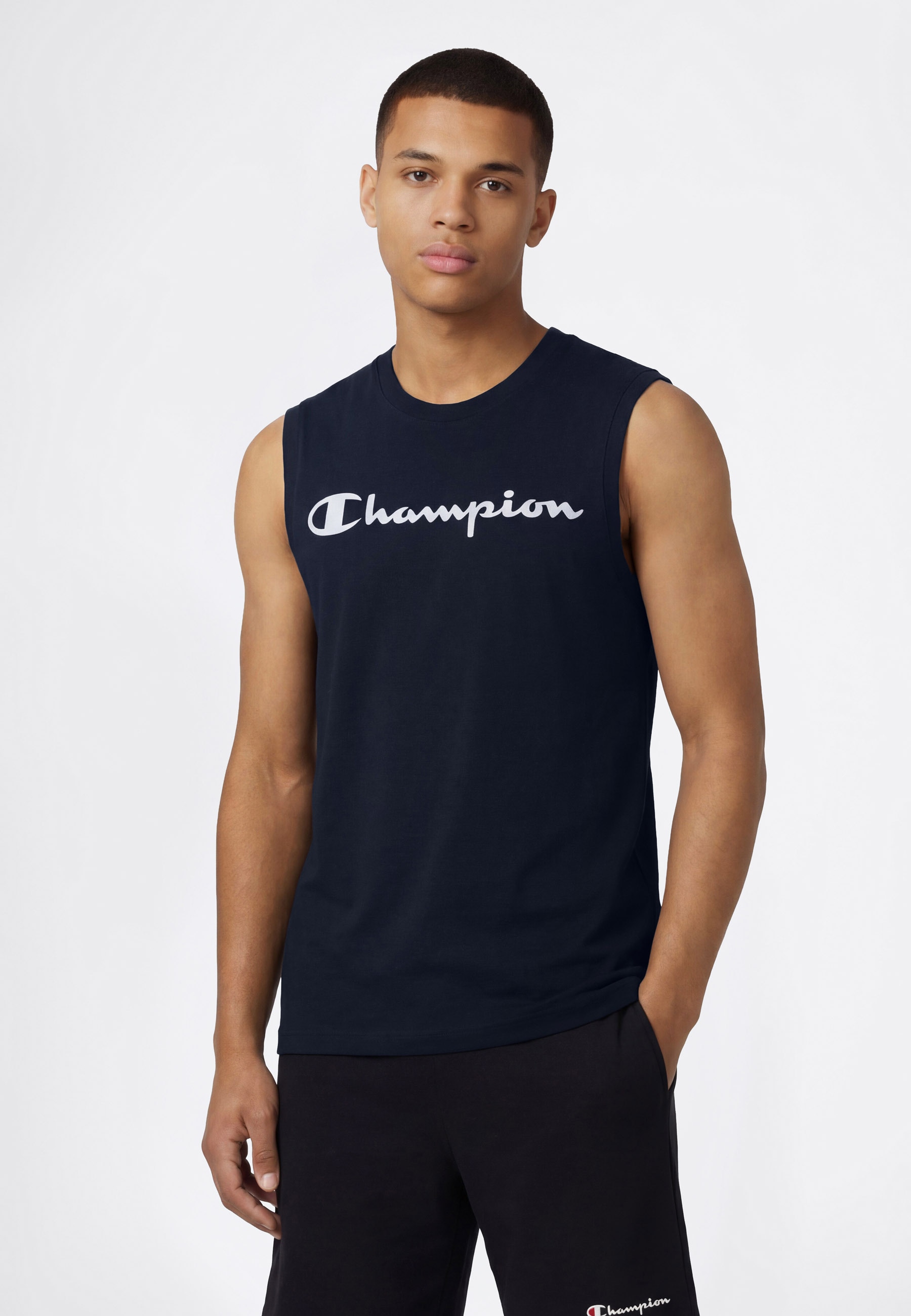 Champion Débardeur »BASICS Sleeveless T-Shirt Large Logo« 1 pièces sportliche Schnittform, sportlicher Stil, mit Rundhalsausschnitt