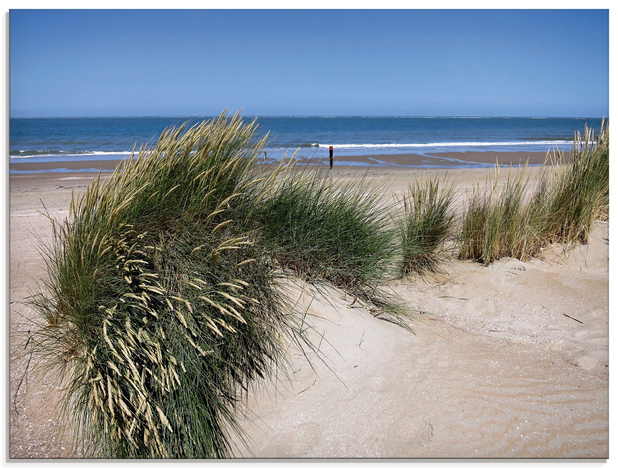 Image of Artland Glasbild "wellige Dünenlandschaft" Strand 1 Stk. tlg. in verschiedenen Grössen