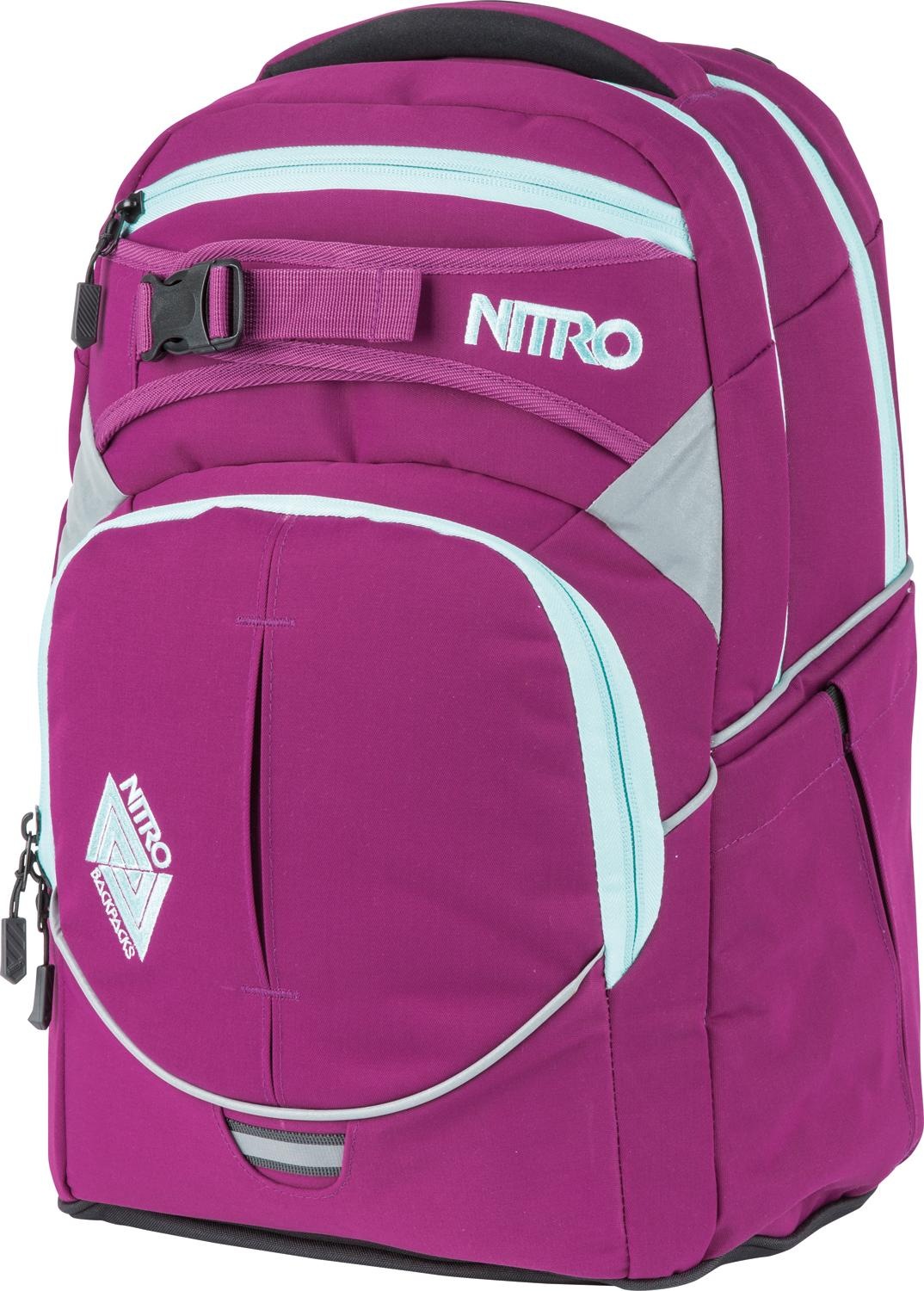 Image of NITRO Schulrucksack »Superhero, Grateful Pink«, Reflektoren bei Ackermann Versand Schweiz