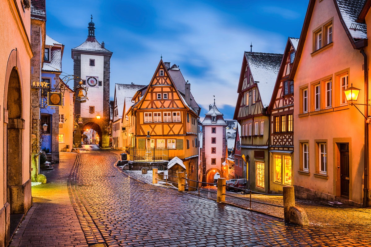Image of Papermoon Fototapete »Rothenburg ob der Tauber«, Vliestapete, hochwertiger Digitaldruck bei Ackermann Versand Schweiz