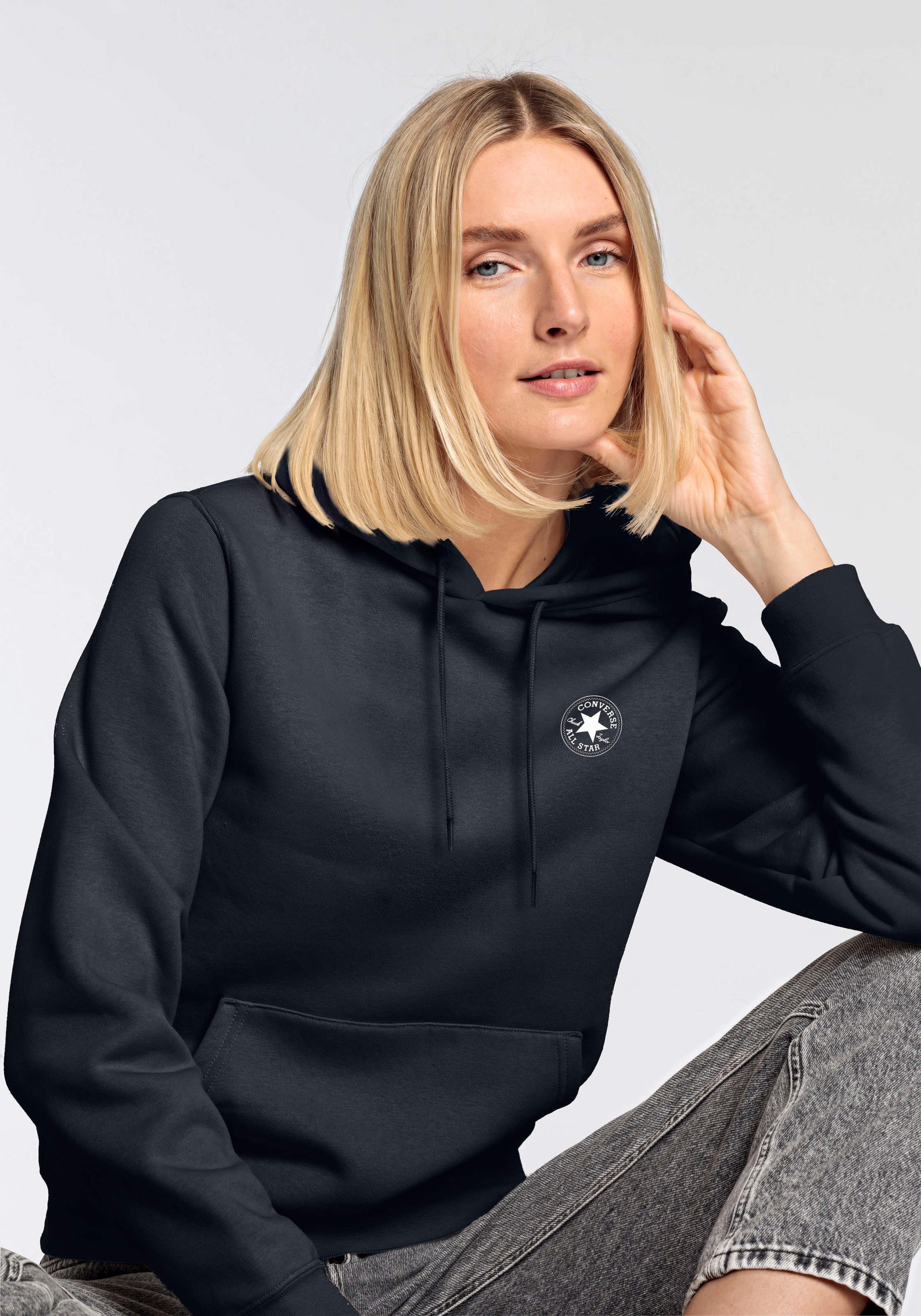 Converse Kapuzensweatshirt »WOMEN'S CONVERSE POLAR FLEECE OVERSIZED HOODIE«