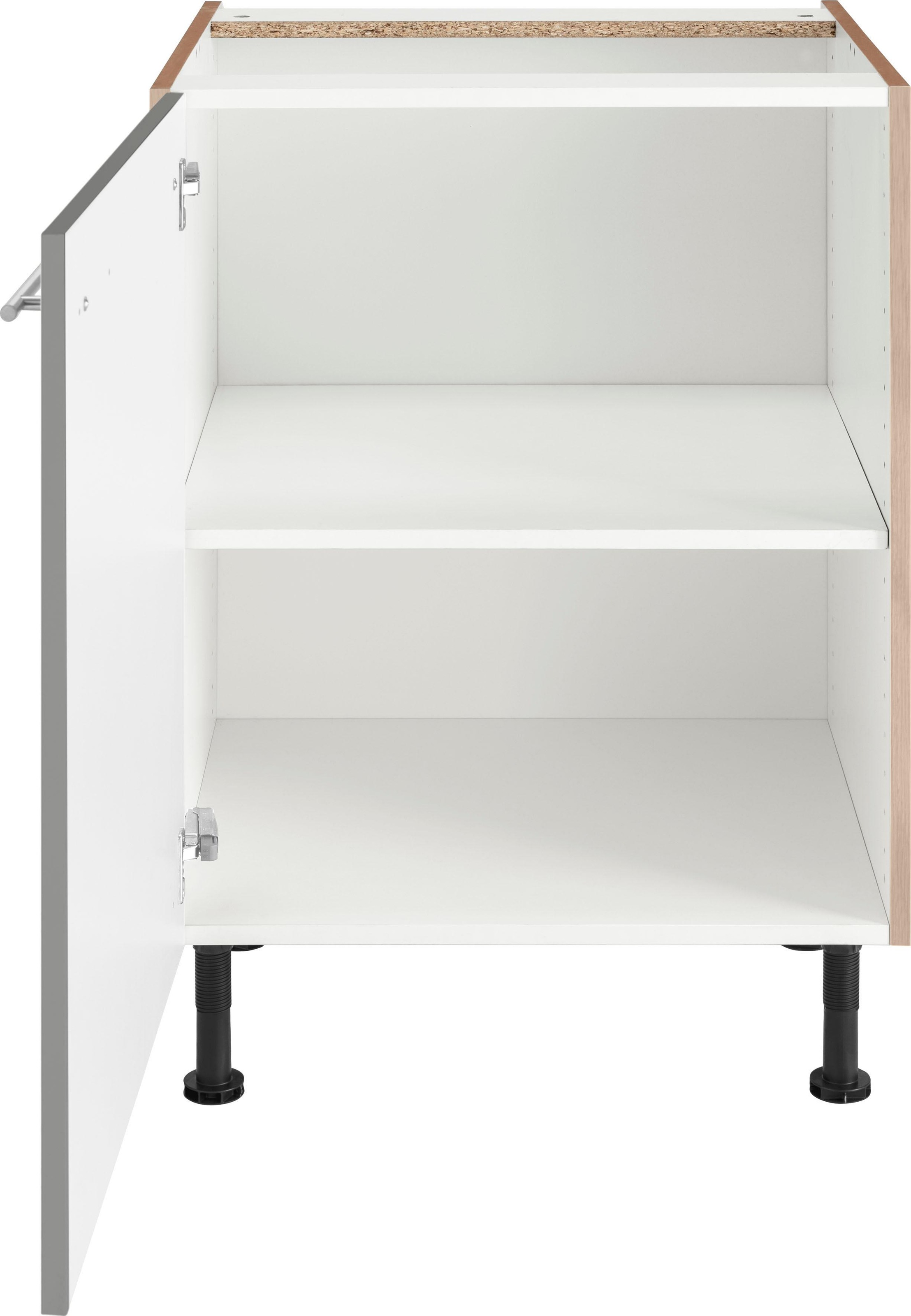 OPTIFIT Unterschrank »Bern« 60 cm breit, mit 1 Tür mit höhenverstellbaren Füssen, mit Metallgriff
