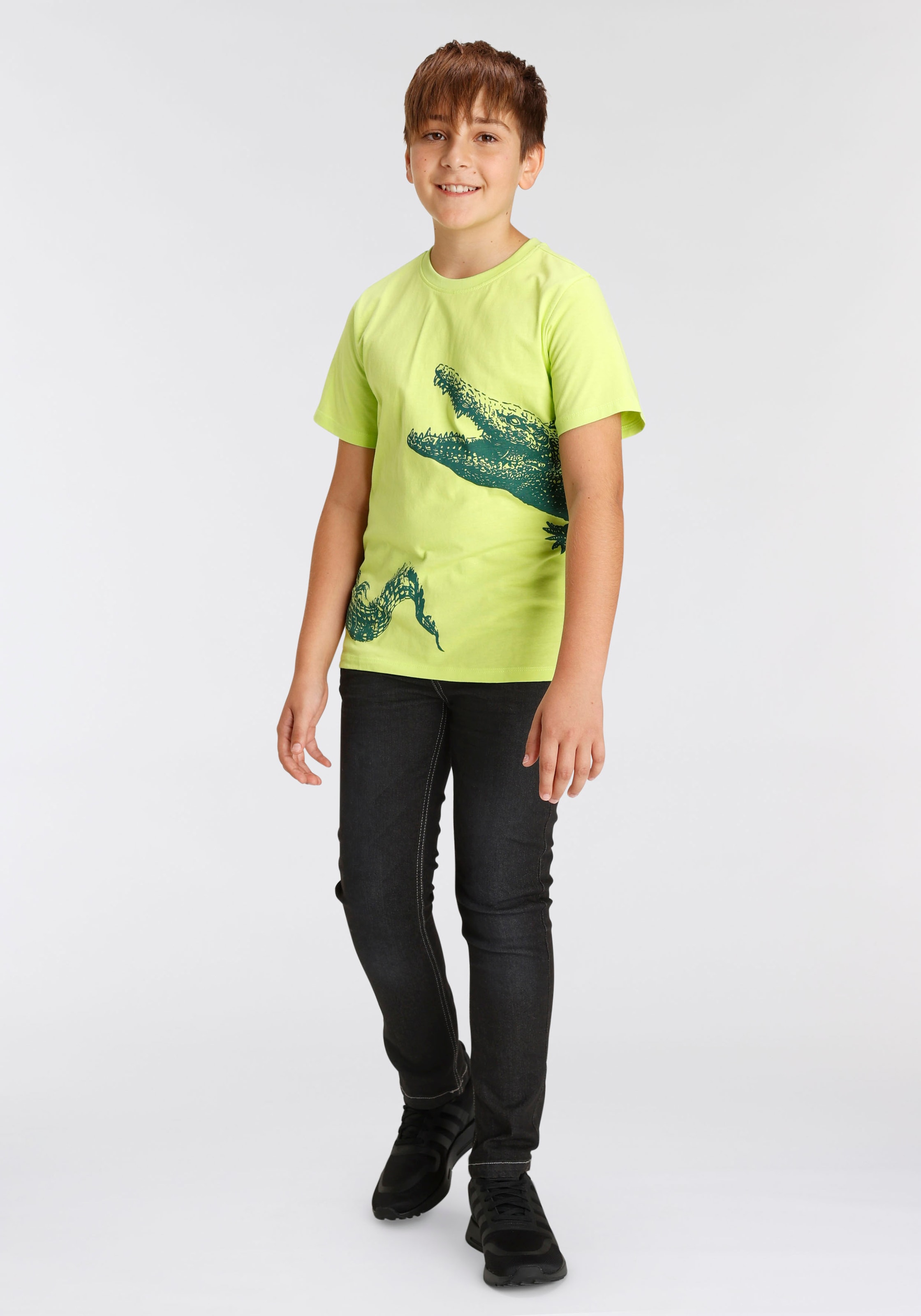 T-Shirt Trendige bestellen versandkostenfrei »KROKODIL« KIDSWORLD